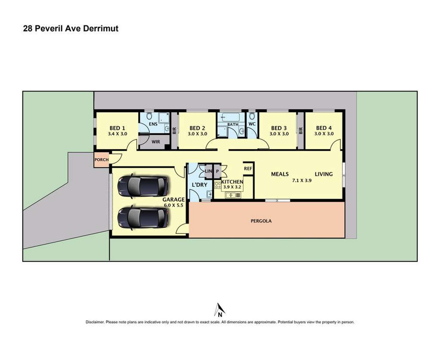 Floorplan of Homely house listing, 28 Peveril Avenue, Derrimut VIC 3030