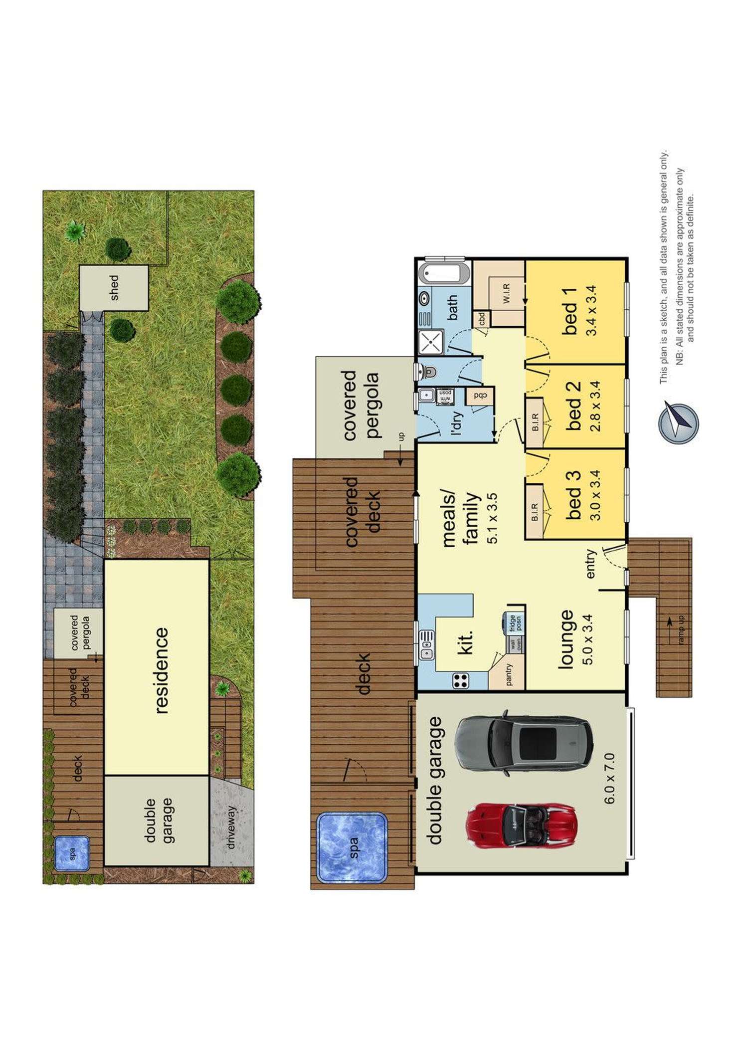 Floorplan of Homely house listing, 5 Manifold Court, Croydon South VIC 3136