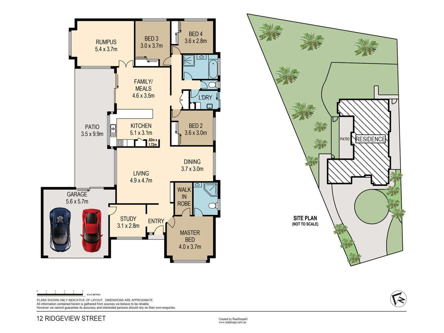 Floorplan of Homely house listing, 12 Ridgeview Street, Carindale QLD 4152