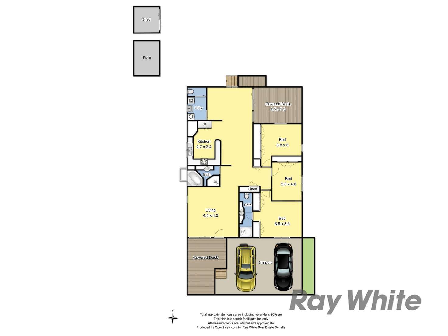 Floorplan of Homely house listing, 23 William Street South, Benalla VIC 3672