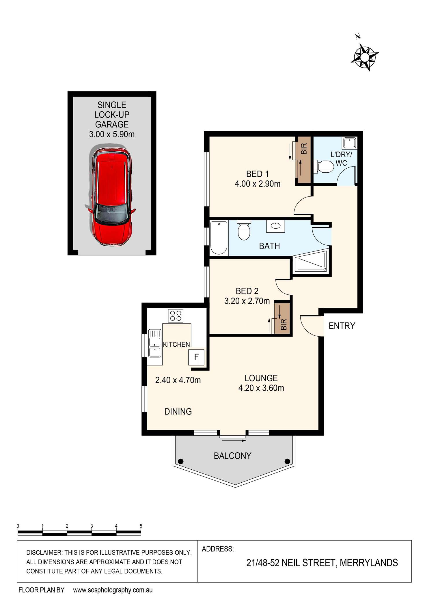 Floorplan of Homely apartment listing, 21/48-52 Neil Street, Merrylands NSW 2160