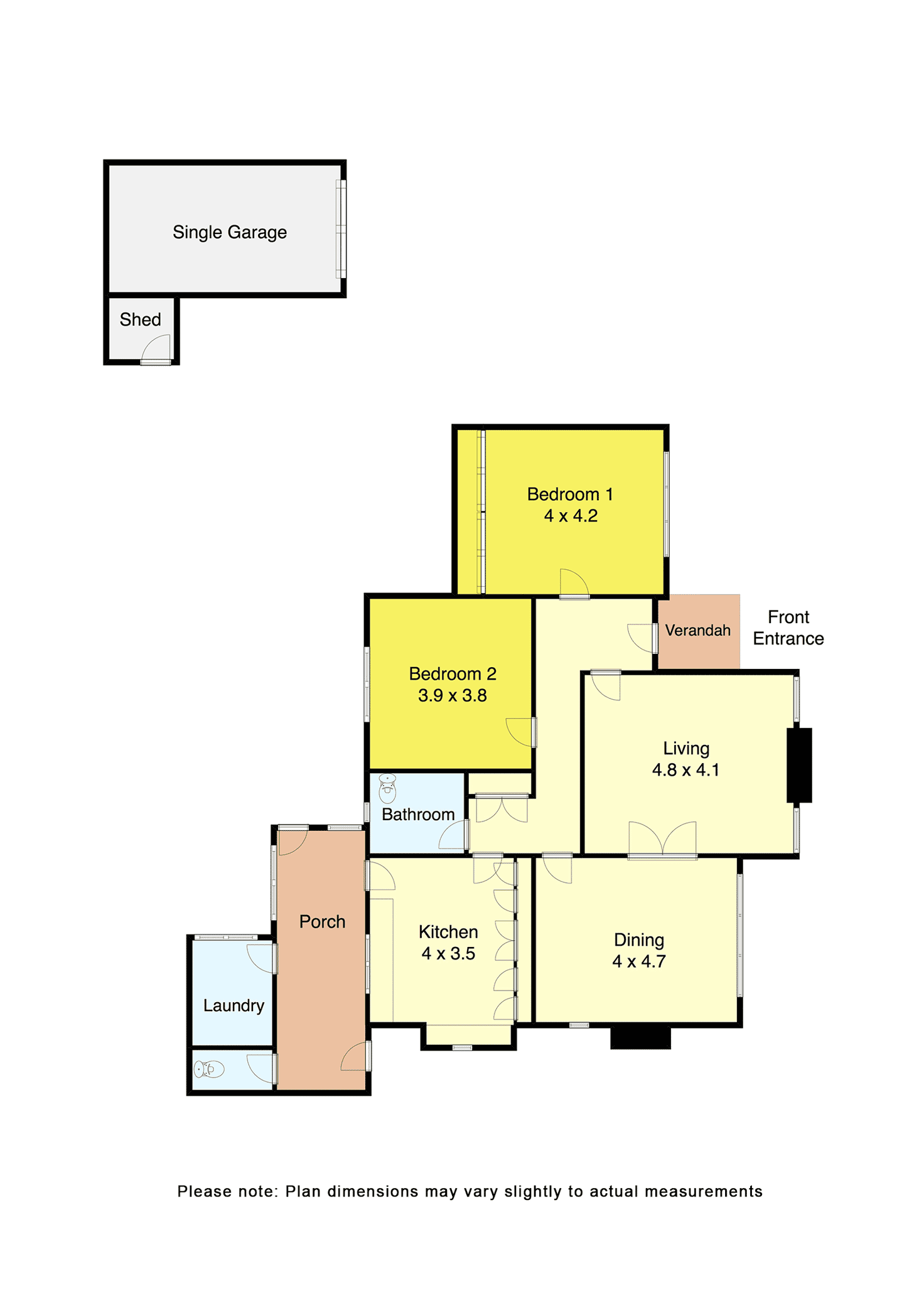 Floorplan of Homely house listing, 102 Mill Street, Ballarat Central VIC 3350
