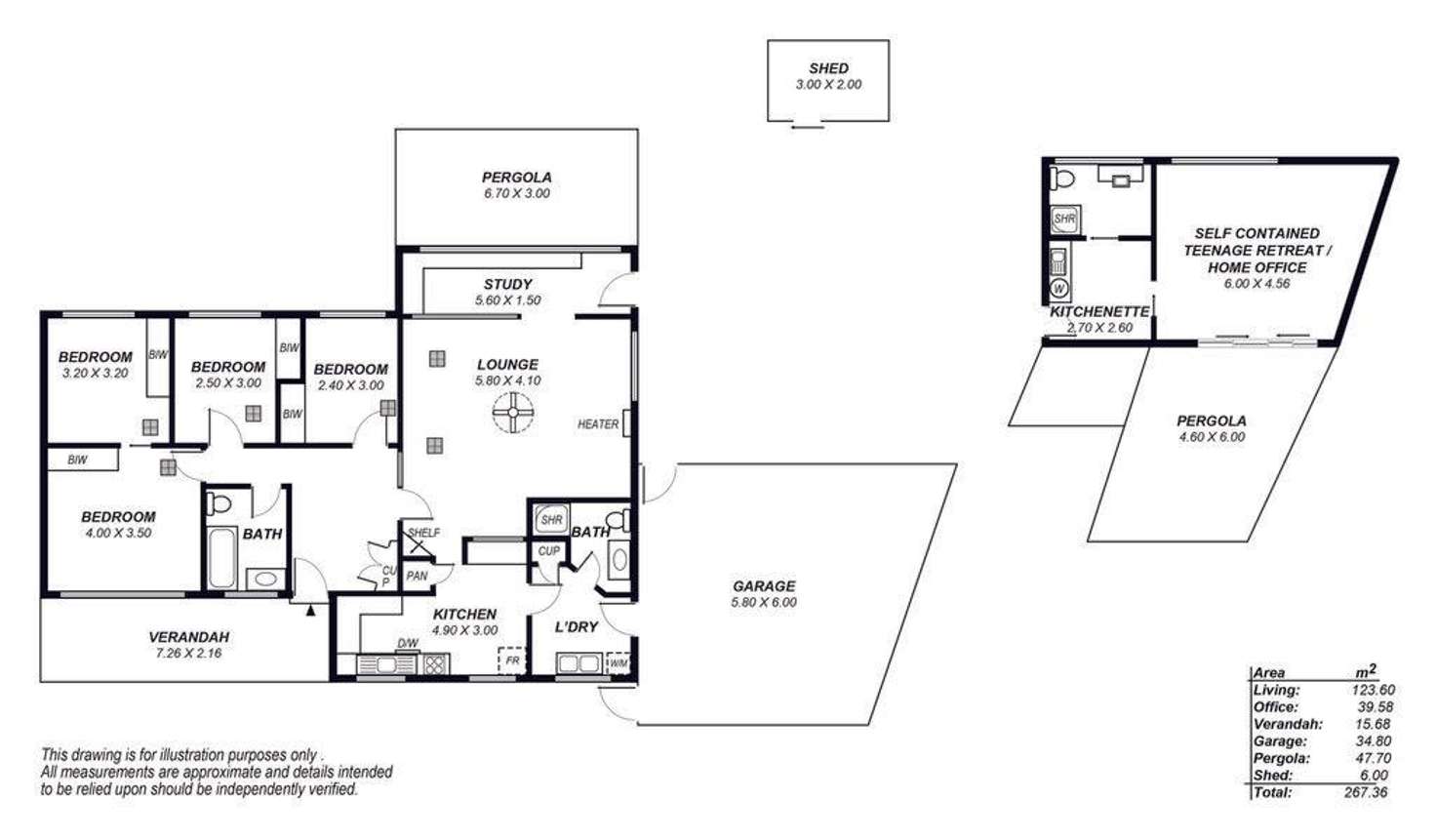 Floorplan of Homely house listing, 23 Matthew Street, Bedford Park SA 5042