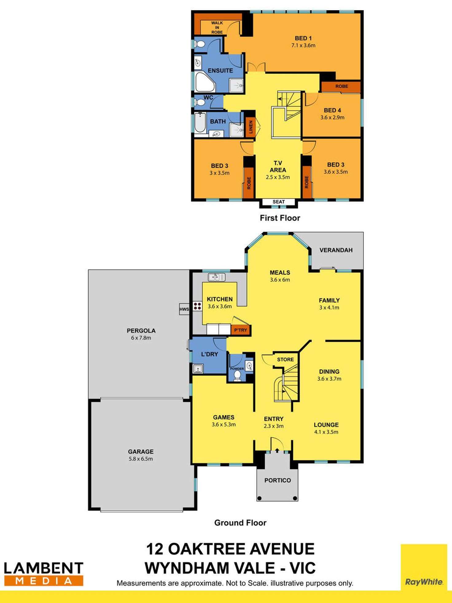 Floorplan of Homely house listing, 12 Oaktree Avenue, Wyndham Vale VIC 3024