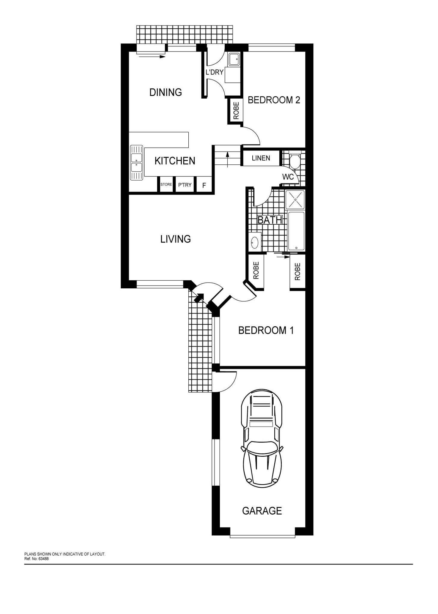 Floorplan of Homely house listing, 5/57 Totterdell Street, Belconnen ACT 2617