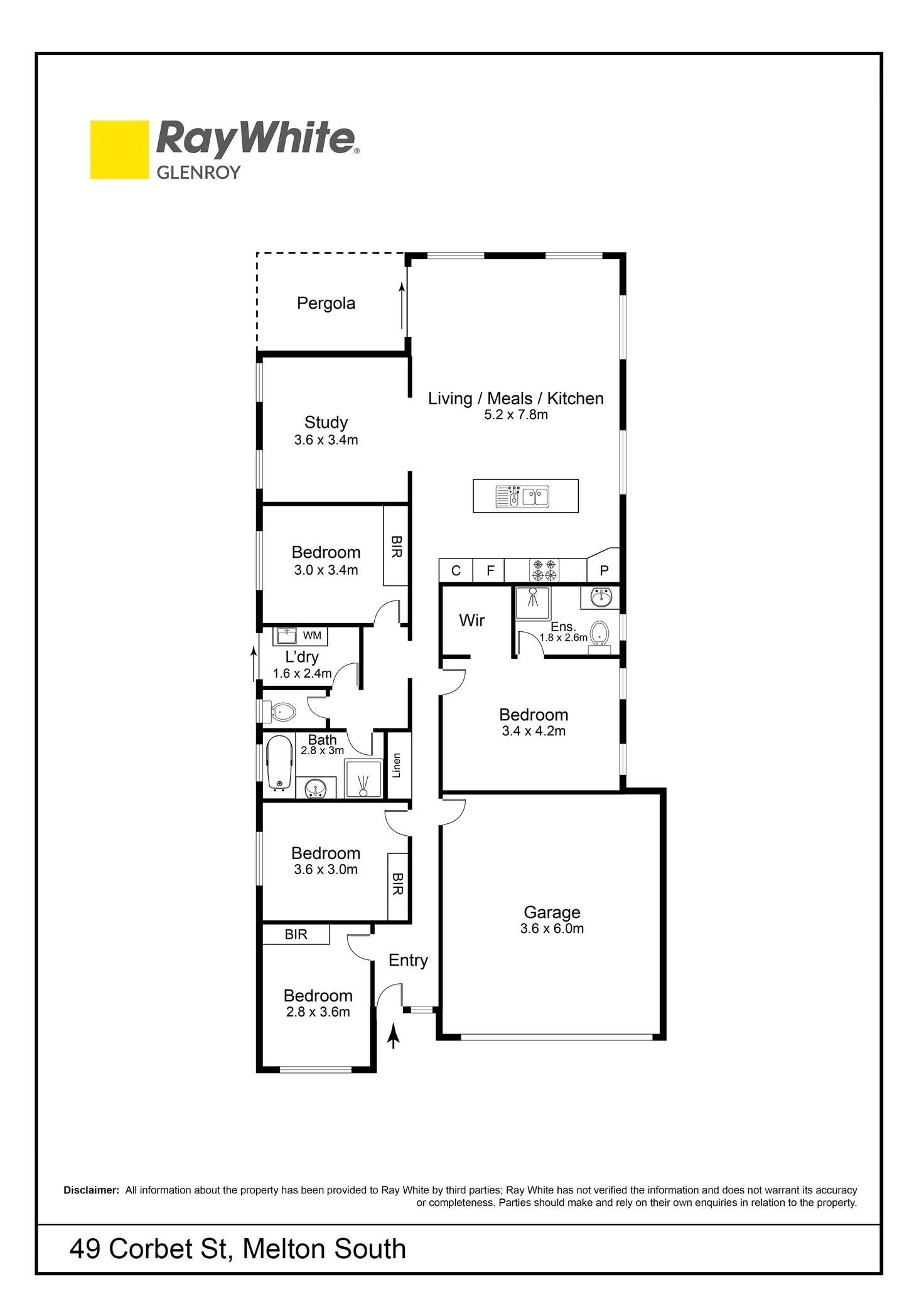 Floorplan of Homely house listing, 49 Corbet Street (Weir Views), Melton South VIC 3338