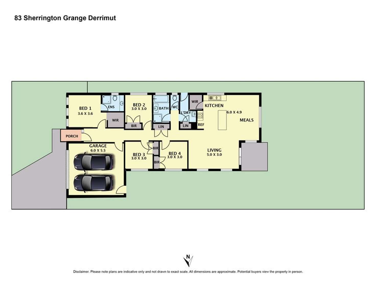 Floorplan of Homely house listing, 83 Sherrington Grange, Derrimut VIC 3030