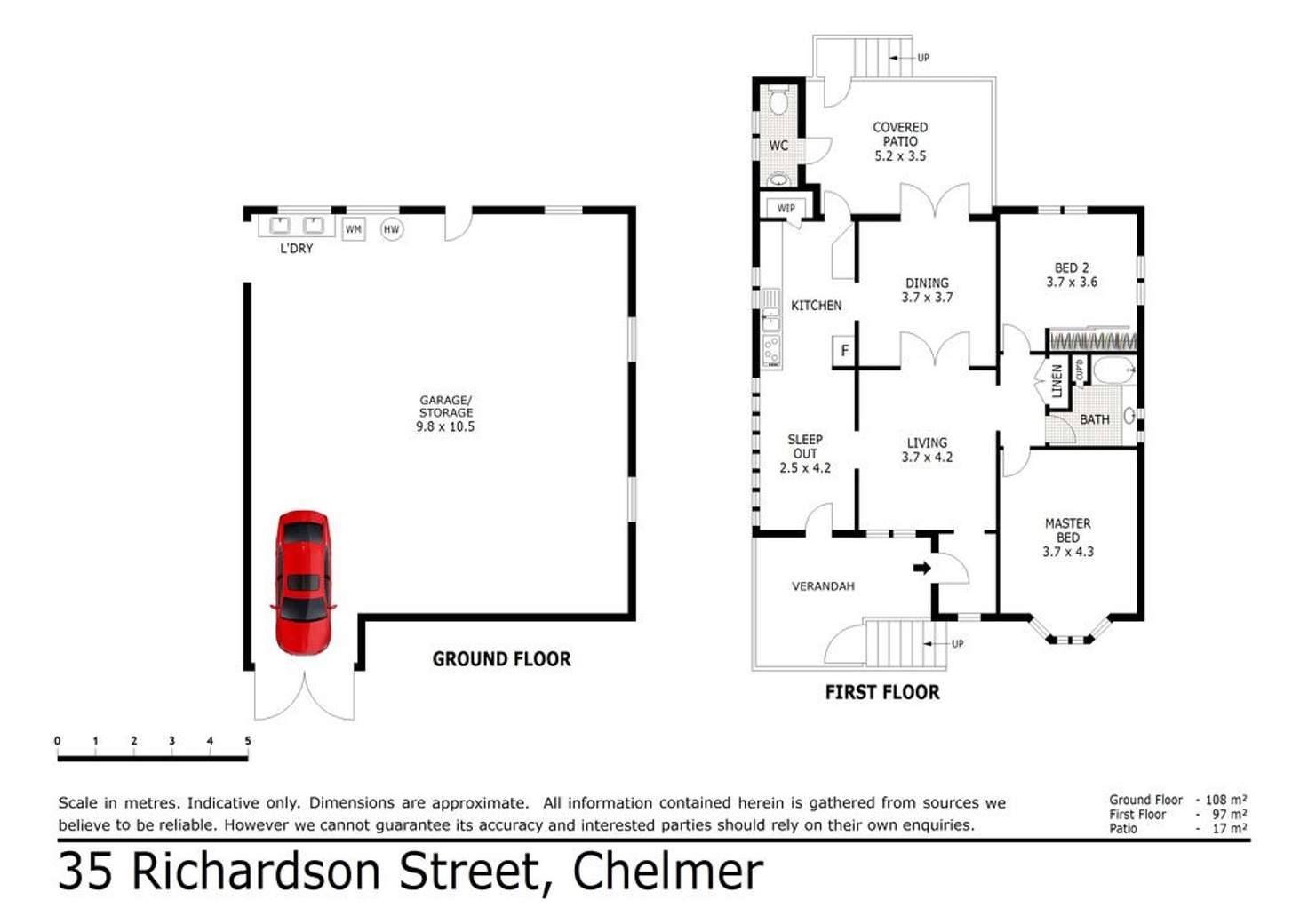 Floorplan of Homely house listing, 35 Richardson Street, Chelmer QLD 4068