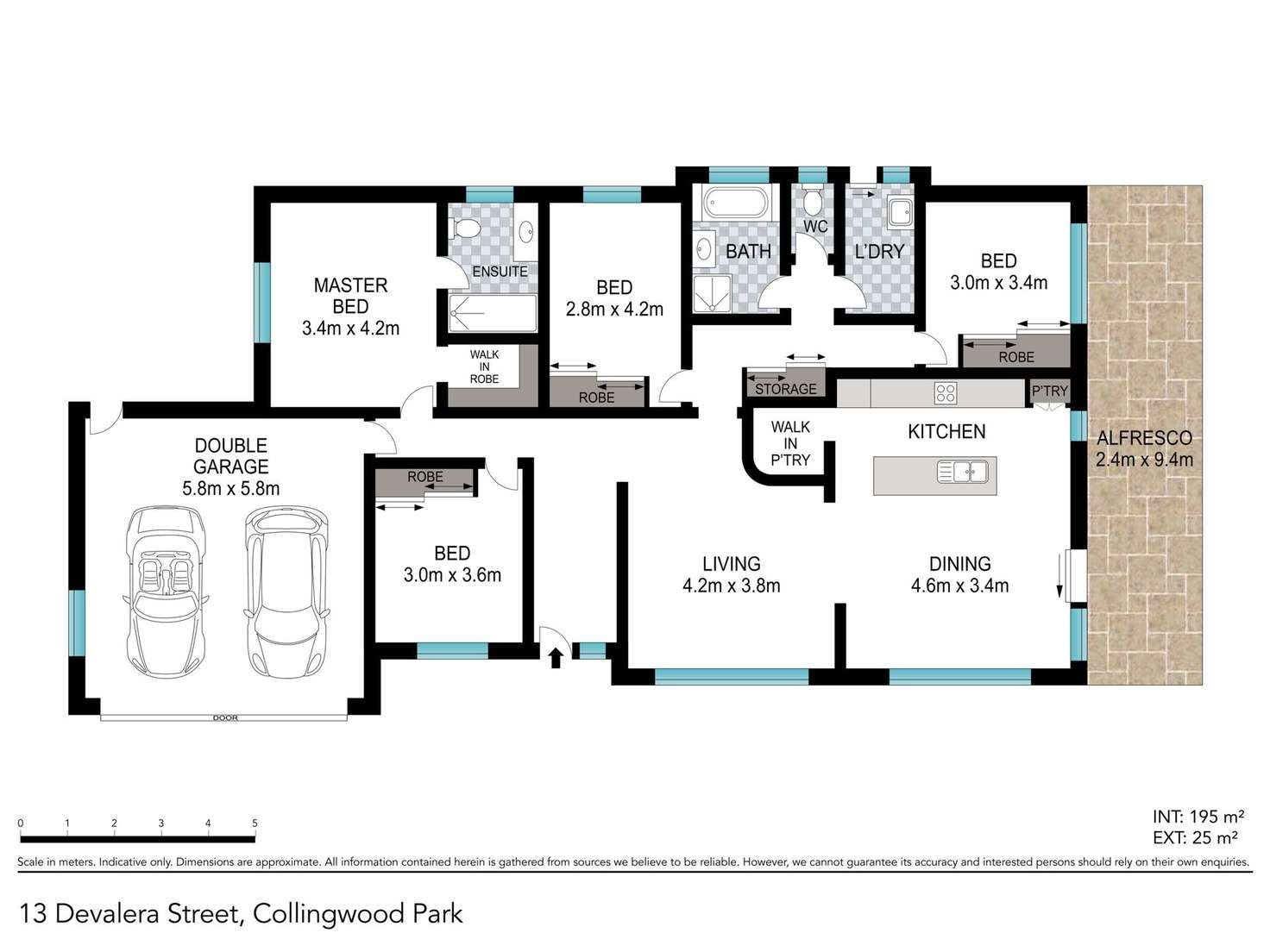 Floorplan of Homely house listing, 13 Devalera Street, Collingwood Park QLD 4301