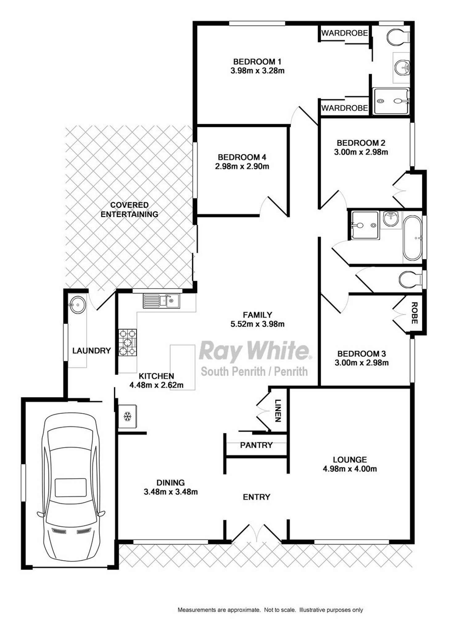 Floorplan of Homely house listing, 6 Ravine Close, Cranebrook NSW 2749