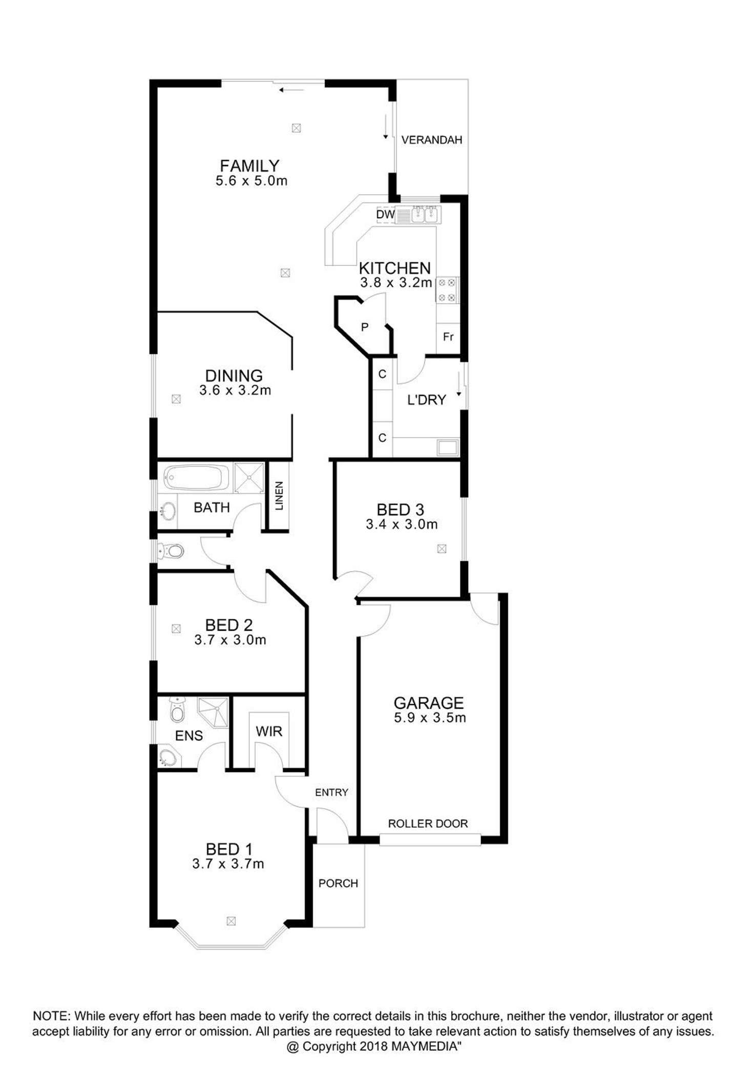 Floorplan of Homely house listing, 3 Cowan Street, Angle Park SA 5010