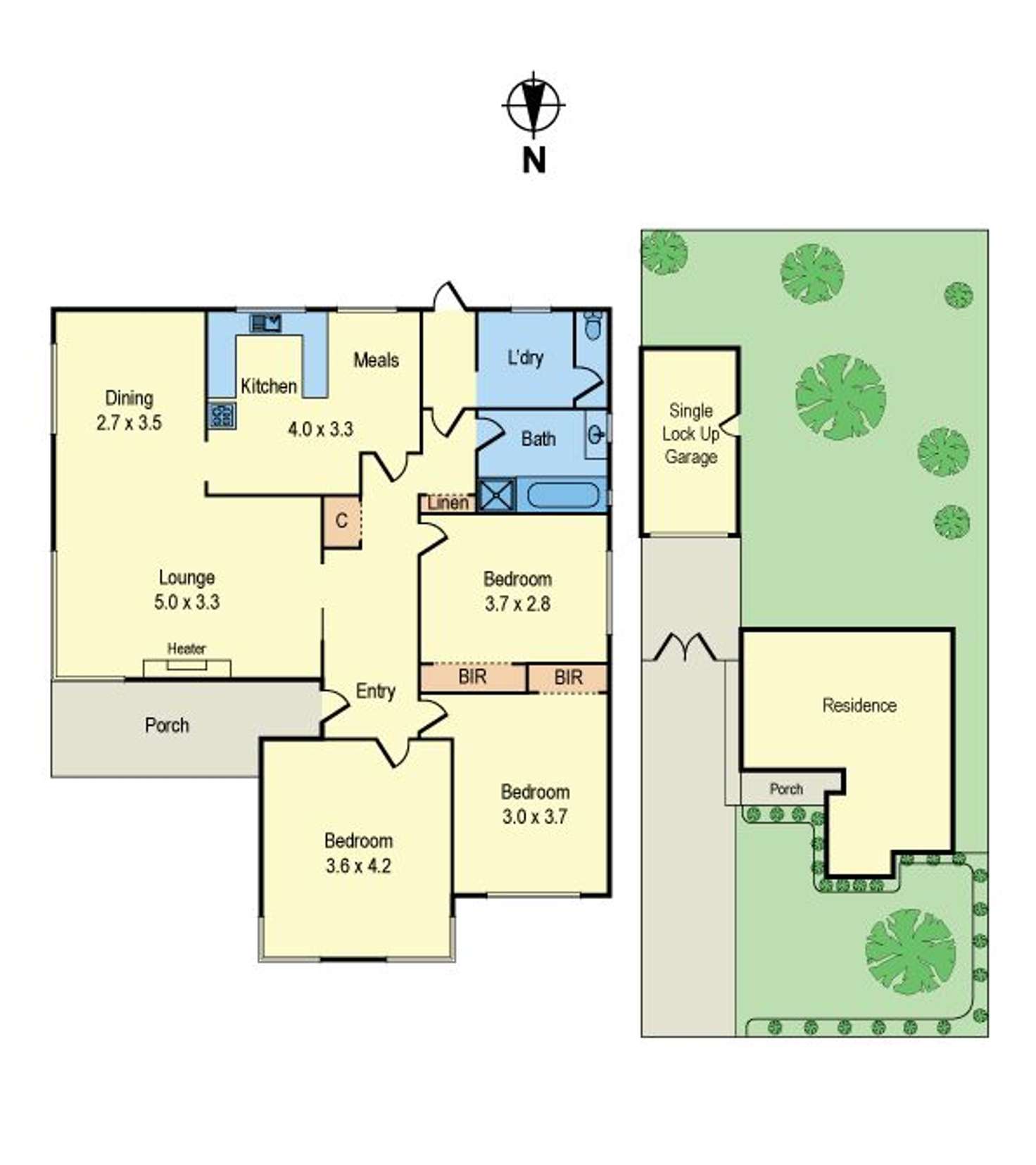 Floorplan of Homely house listing, 30 Wingate Street, Bentleigh East VIC 3165