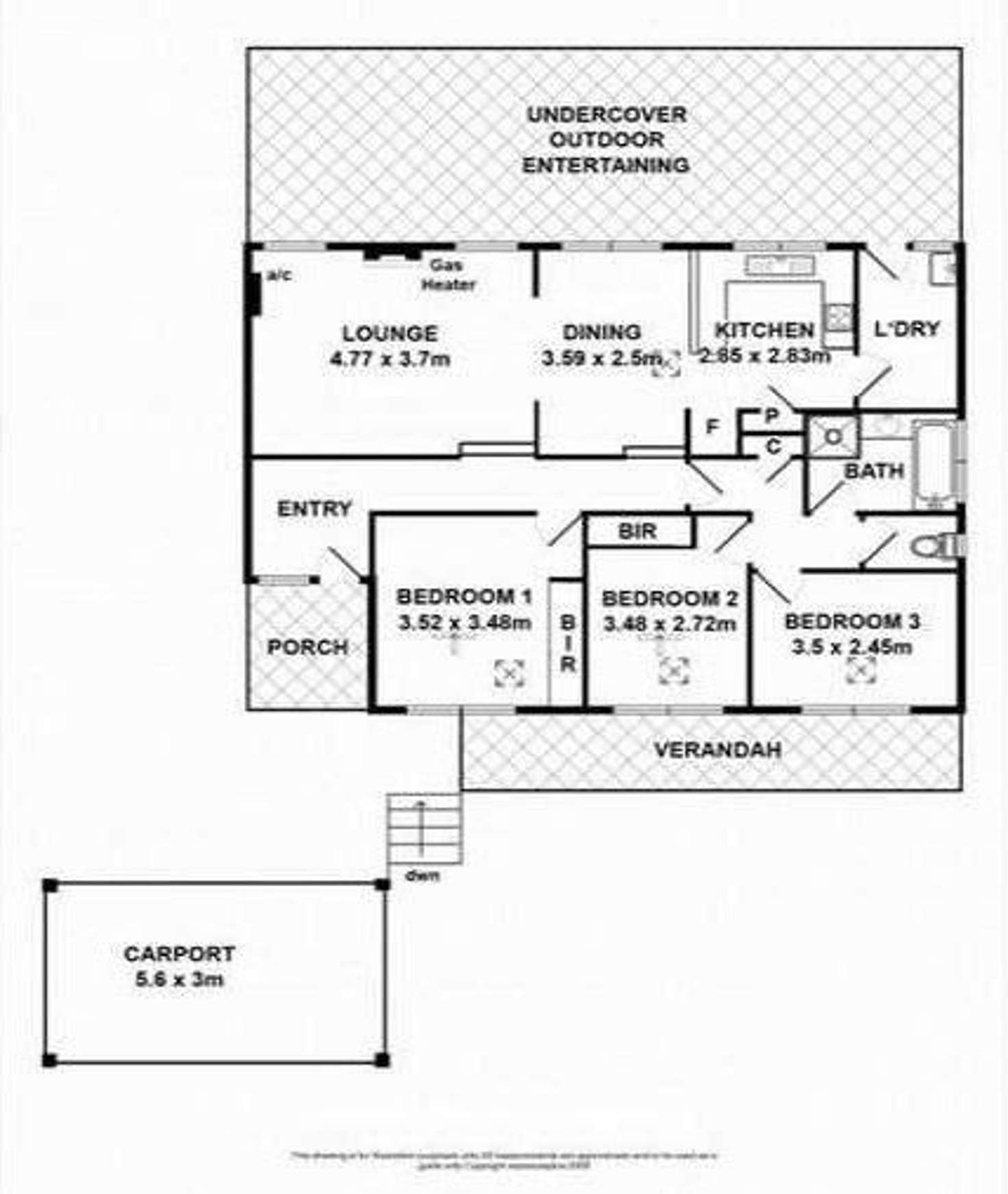 Floorplan of Homely house listing, 1 Ridgefield Avenue, Seaview Downs SA 5049