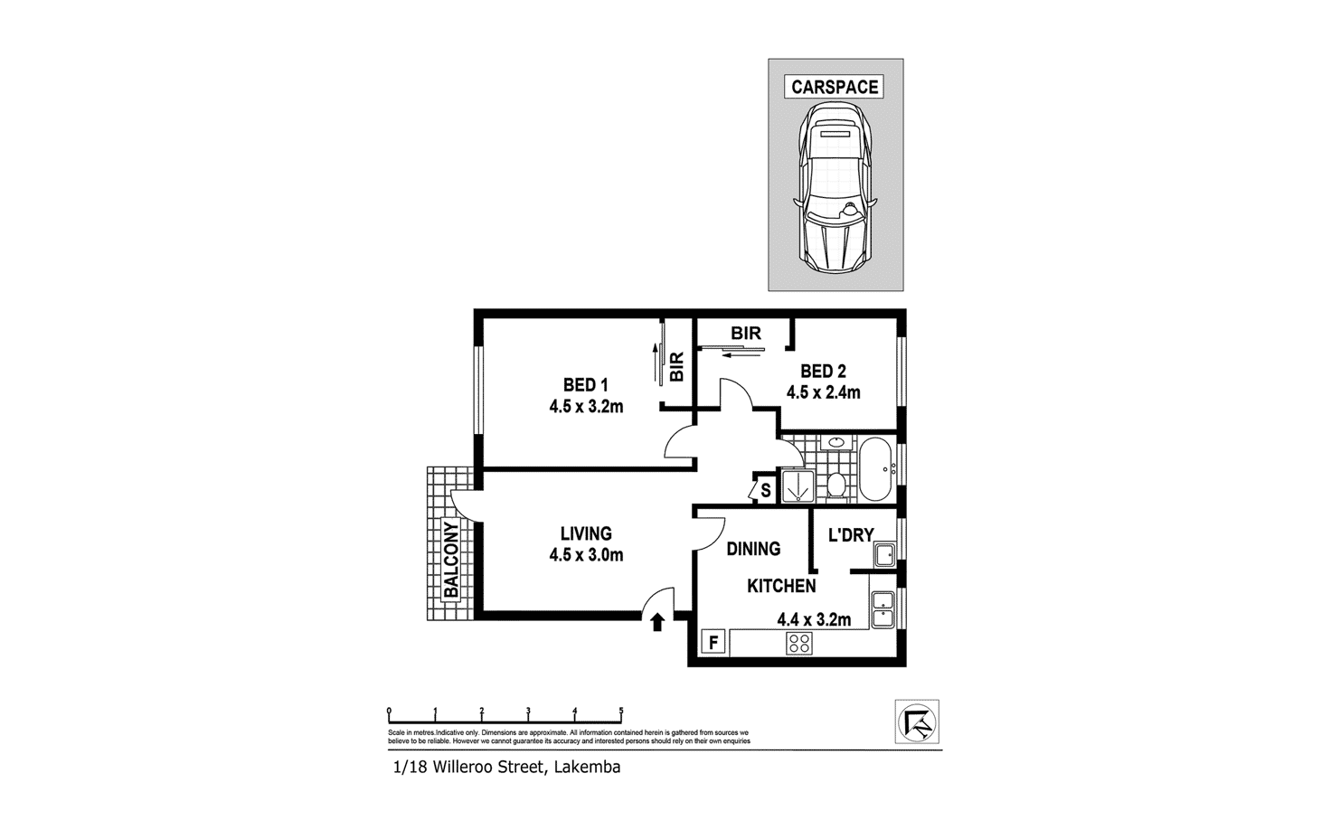 Floorplan of Homely unit listing, 1/16-18 Willeroo, Lakemba NSW 2195