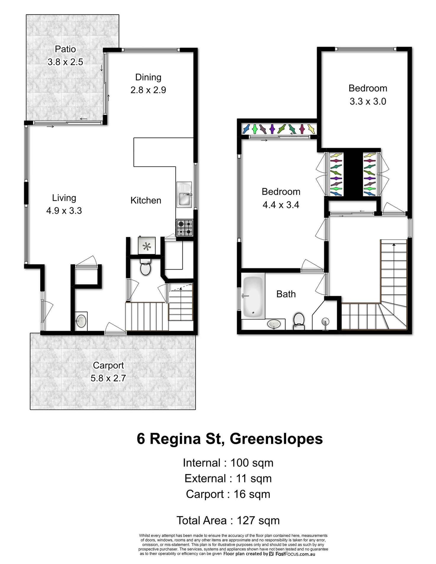 Floorplan of Homely house listing, 6 Regina Street, Greenslopes QLD 4120