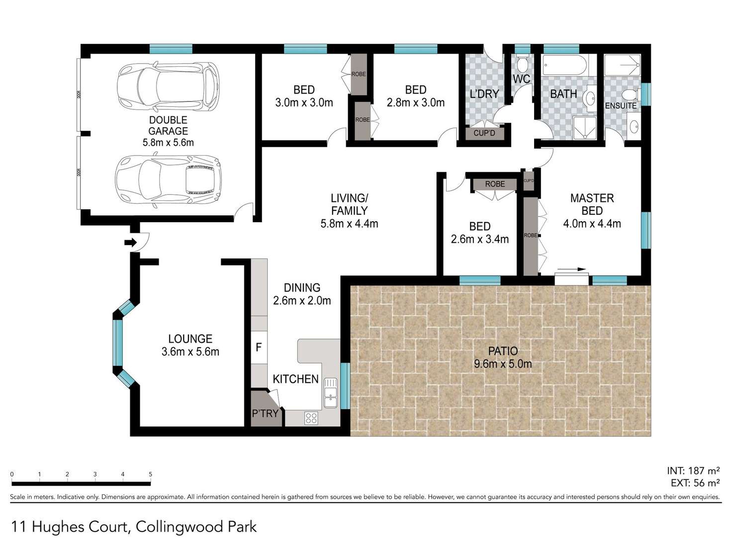 Floorplan of Homely house listing, 11 Hughes Court, Collingwood Park QLD 4301