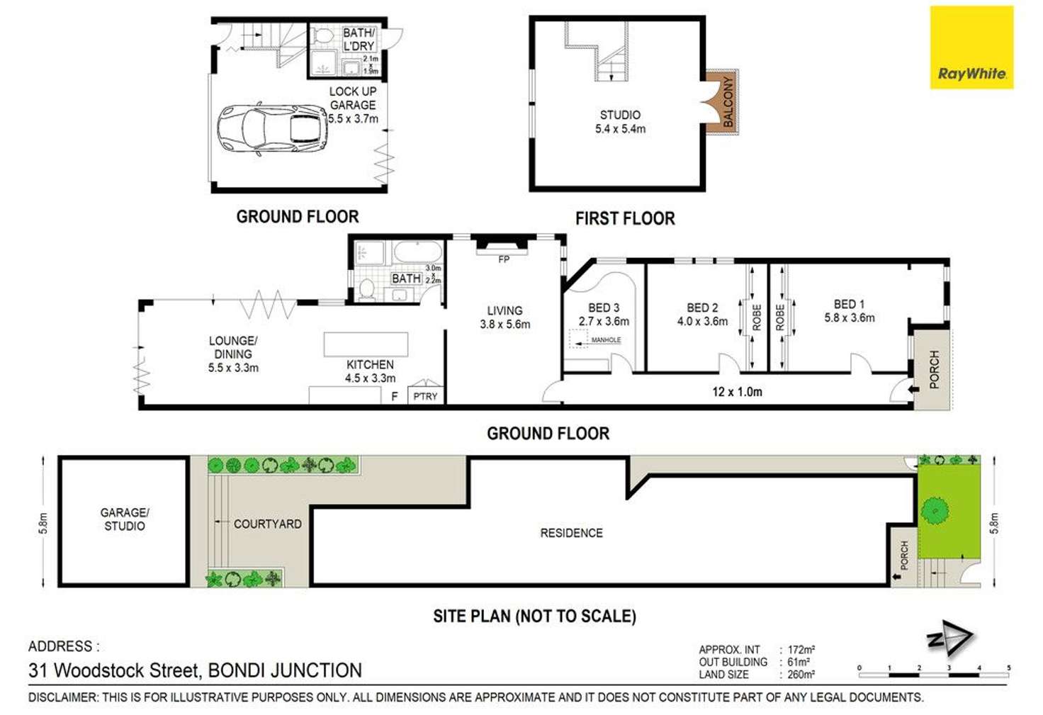 Floorplan of Homely house listing, 31 Woodstock Street, Bondi Junction NSW 2022