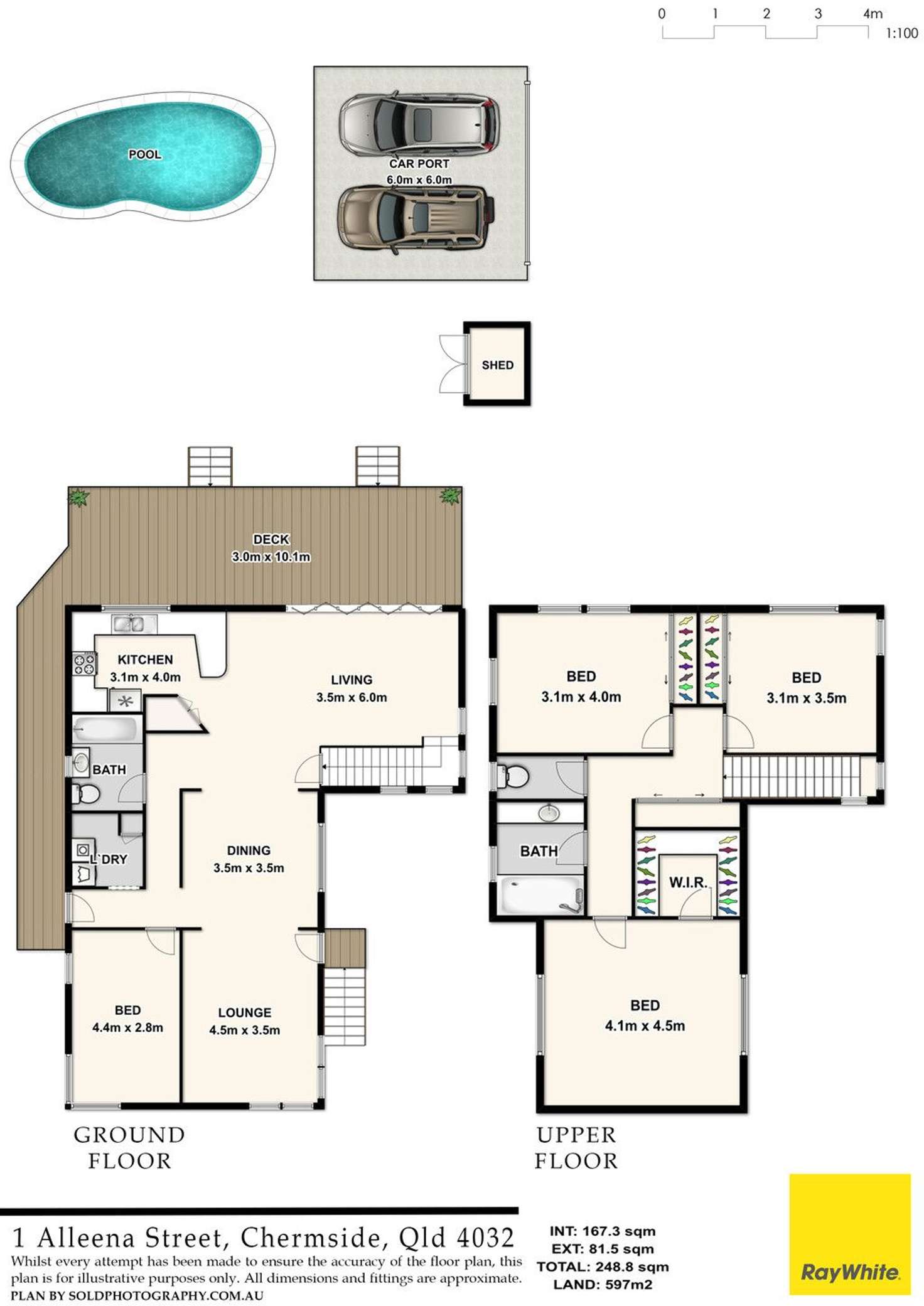 Floorplan of Homely house listing, 1 Alleena Street, Chermside QLD 4032