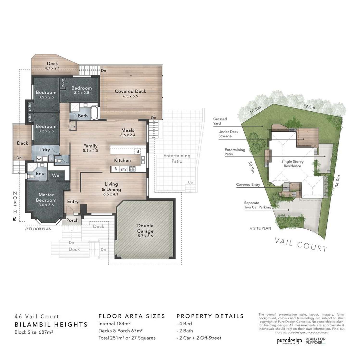 Floorplan of Homely house listing, 46 Vail Court, Bilambil Heights NSW 2486