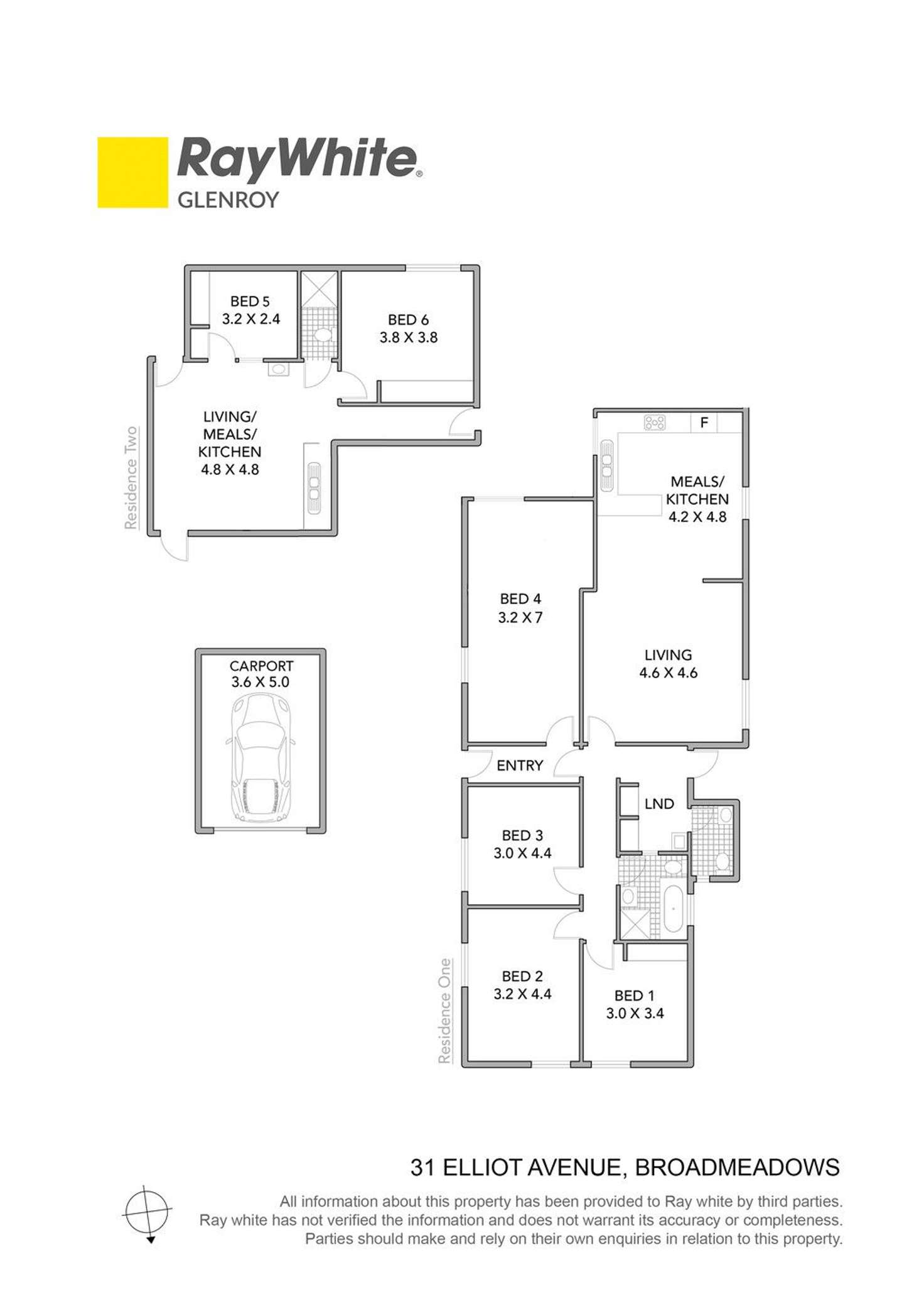 Floorplan of Homely house listing, 31 Elliott Avenue, Broadmeadows VIC 3047