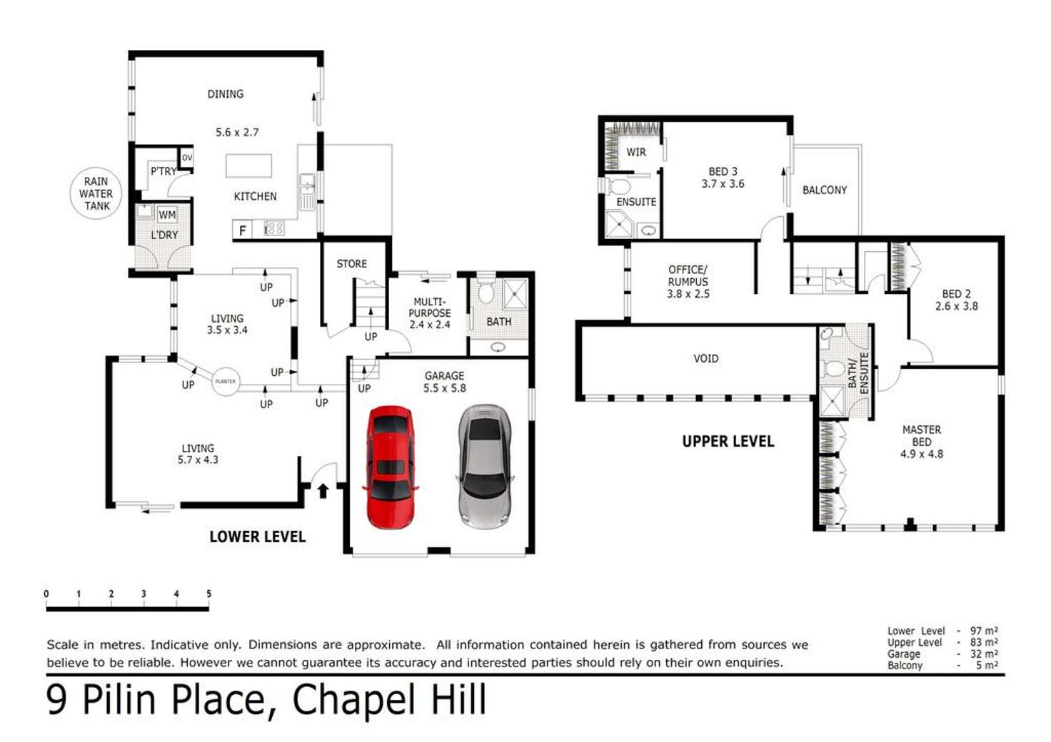 Floorplan of Homely house listing, 9 Pilin Place, Chapel Hill QLD 4069