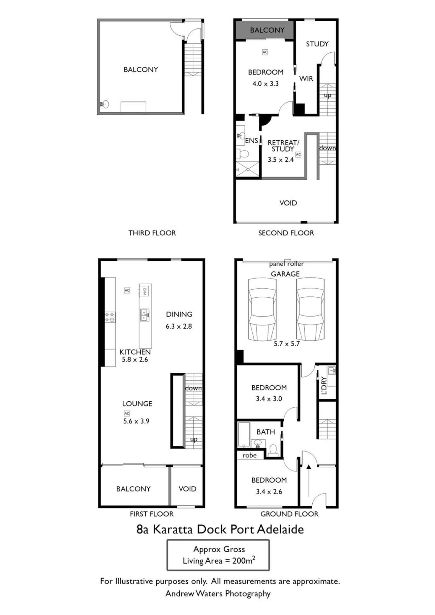 Floorplan of Homely house listing, 8A Karatta Dock, Port Adelaide SA 5015