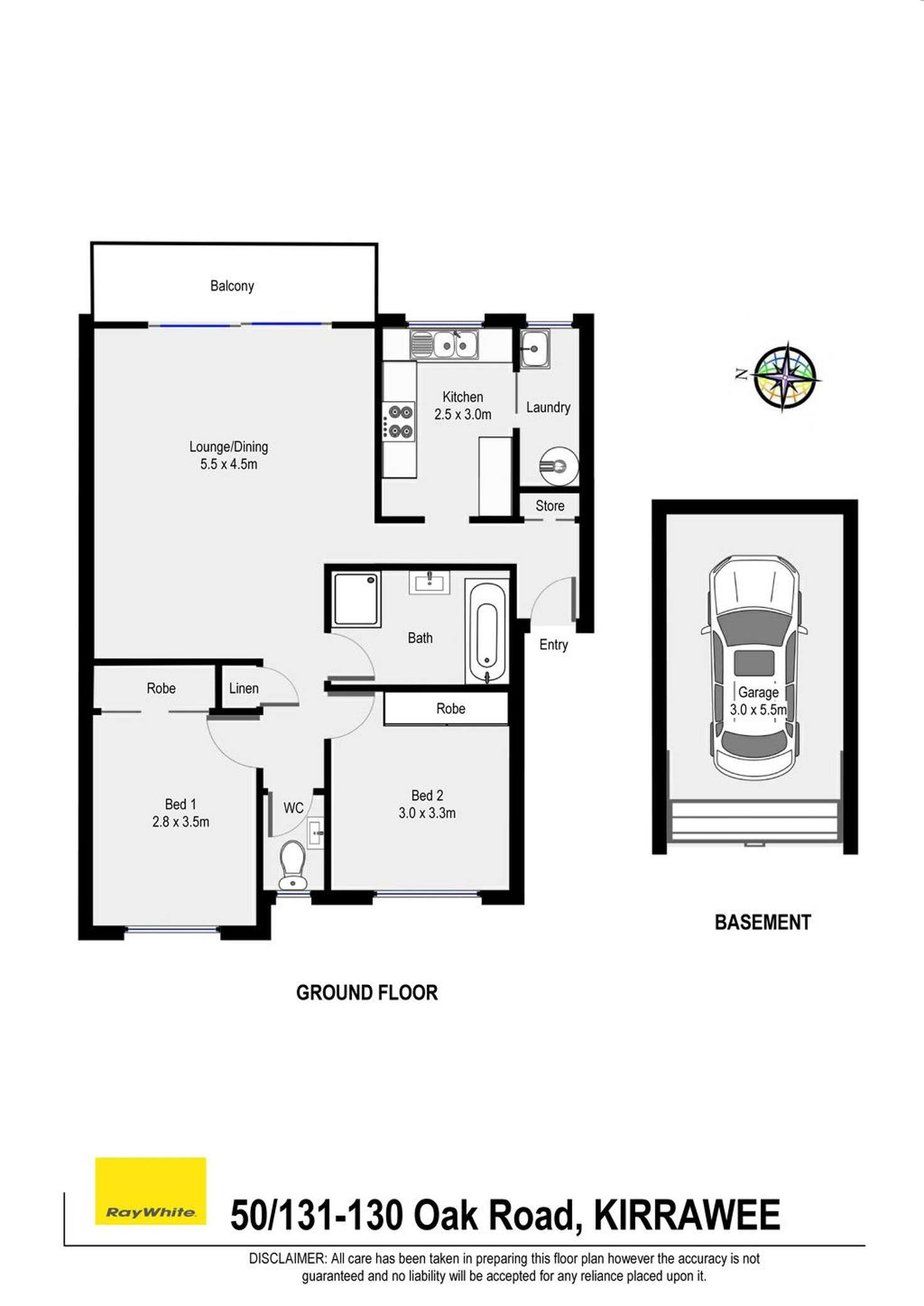 Floorplan of Homely unit listing, 50/131-139 Oak Road, Kirrawee NSW 2232