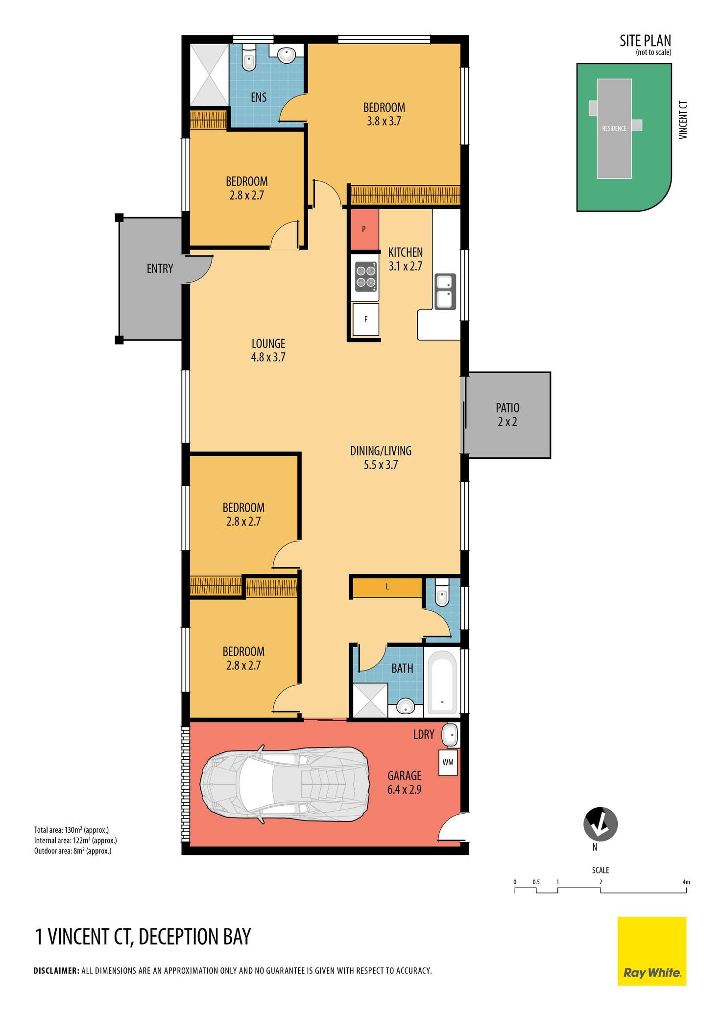 Floorplan of Homely house listing, 1 Vincent Court, Deception Bay QLD 4508