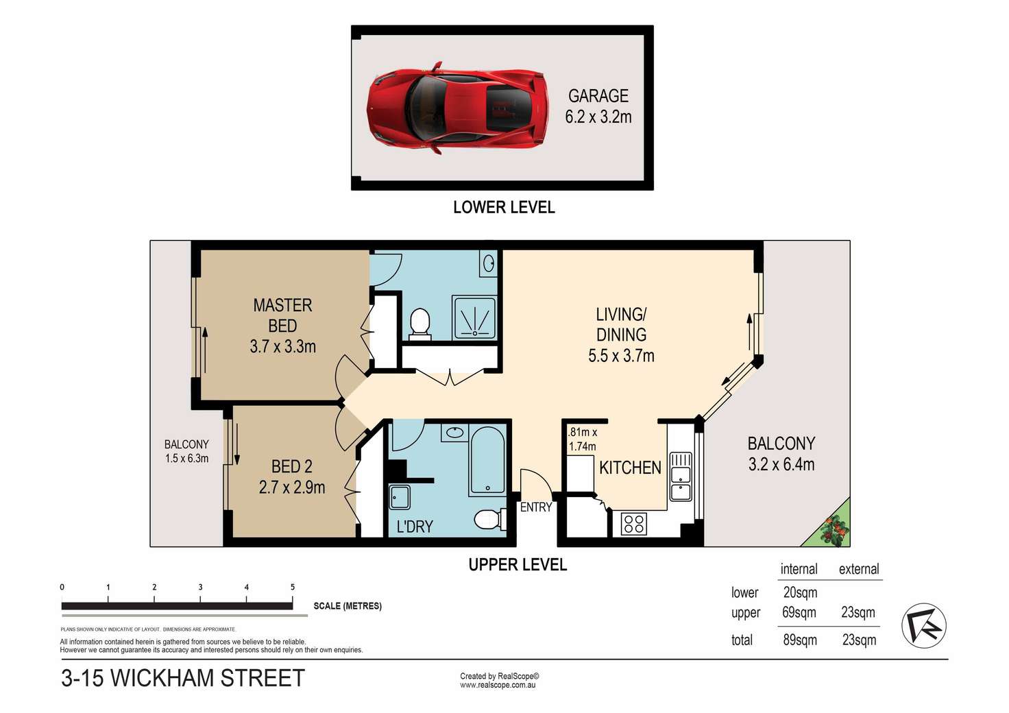 Floorplan of Homely unit listing, 3/15 Wickham Street, Newmarket QLD 4051