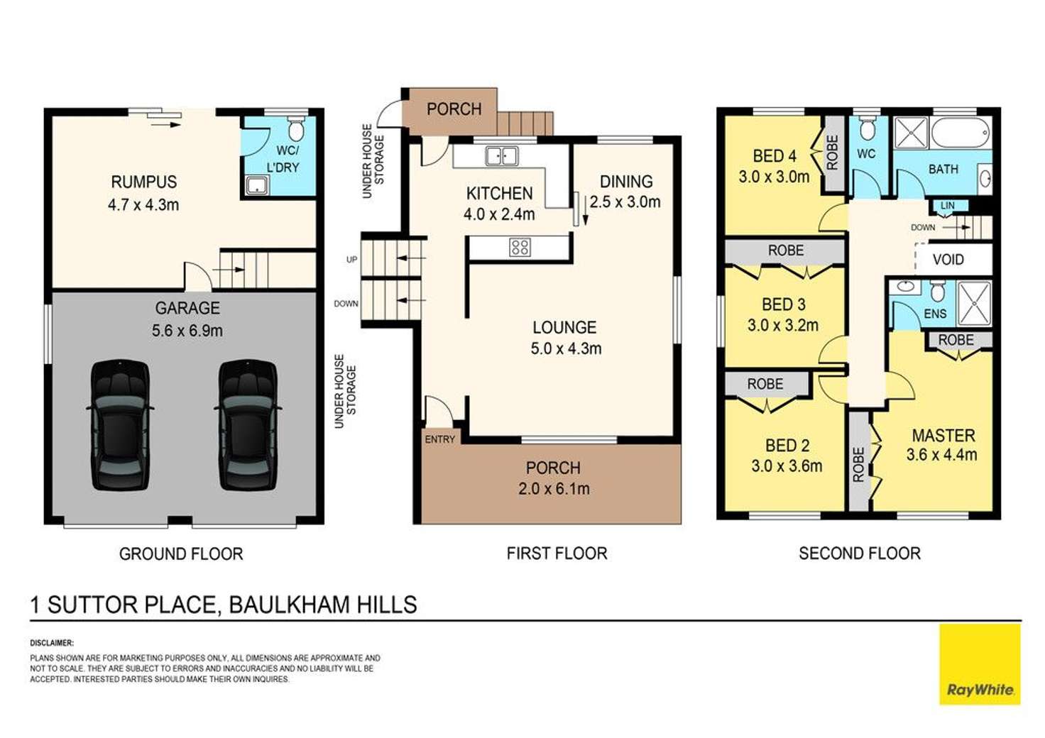 Floorplan of Homely house listing, 1 Suttor Place, Baulkham Hills NSW 2153
