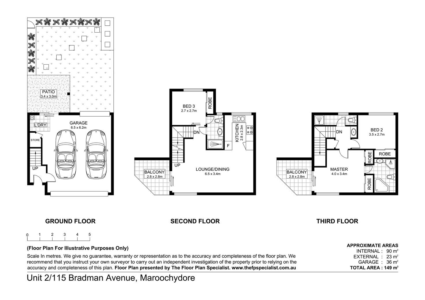 Floorplan of Homely unit listing, 2/115 Bradman Avenue, Maroochydore QLD 4558