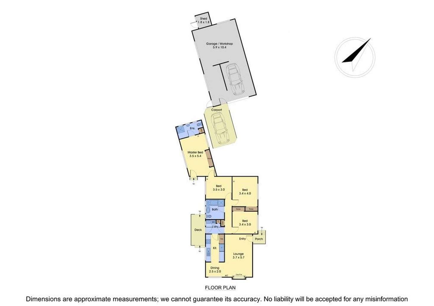 Floorplan of Homely house listing, 4 Anne Street, Blackburn North VIC 3130