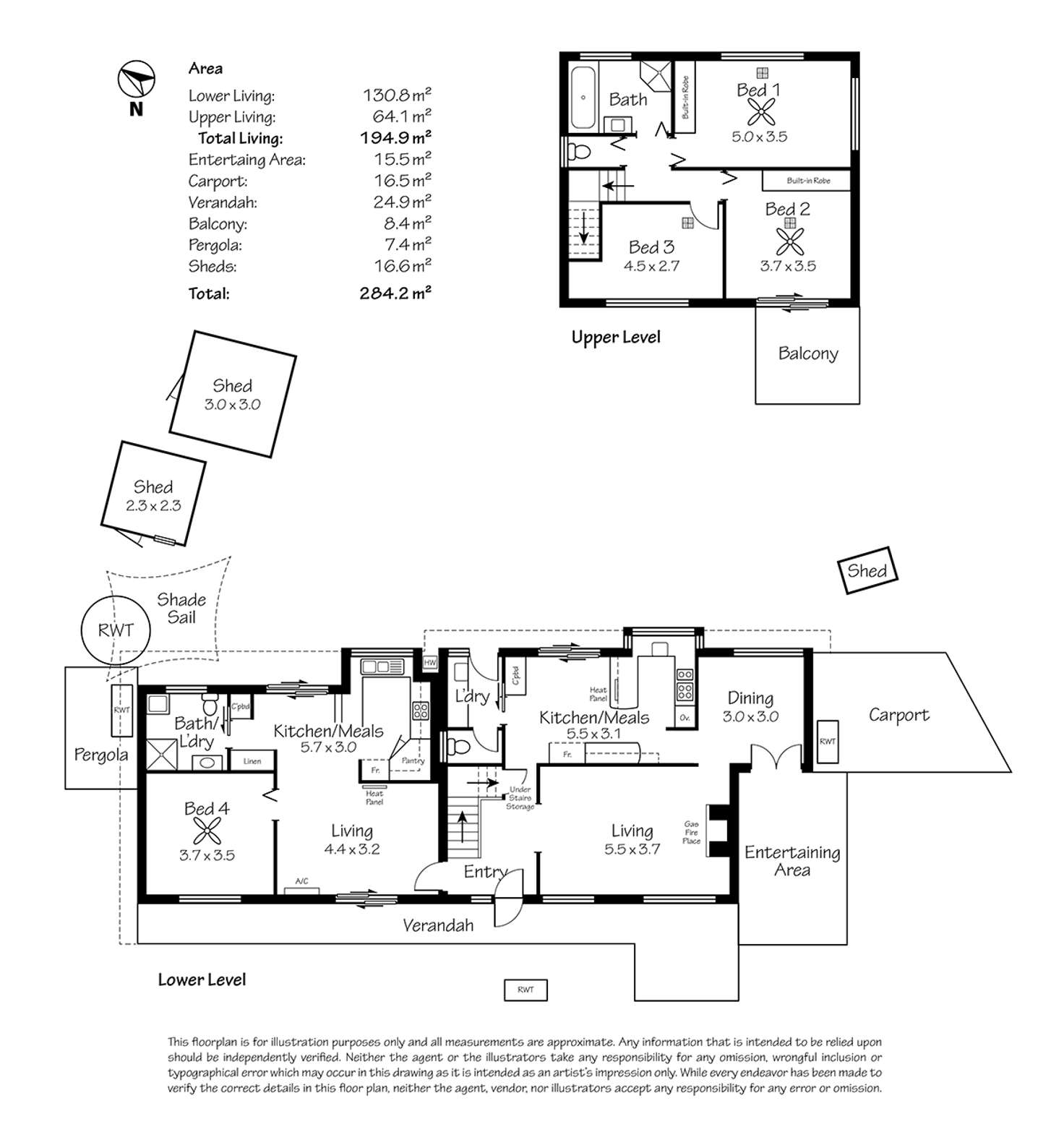 Floorplan of Homely house listing, 73 & 73A Bellaview Road, Flagstaff Hill SA 5159