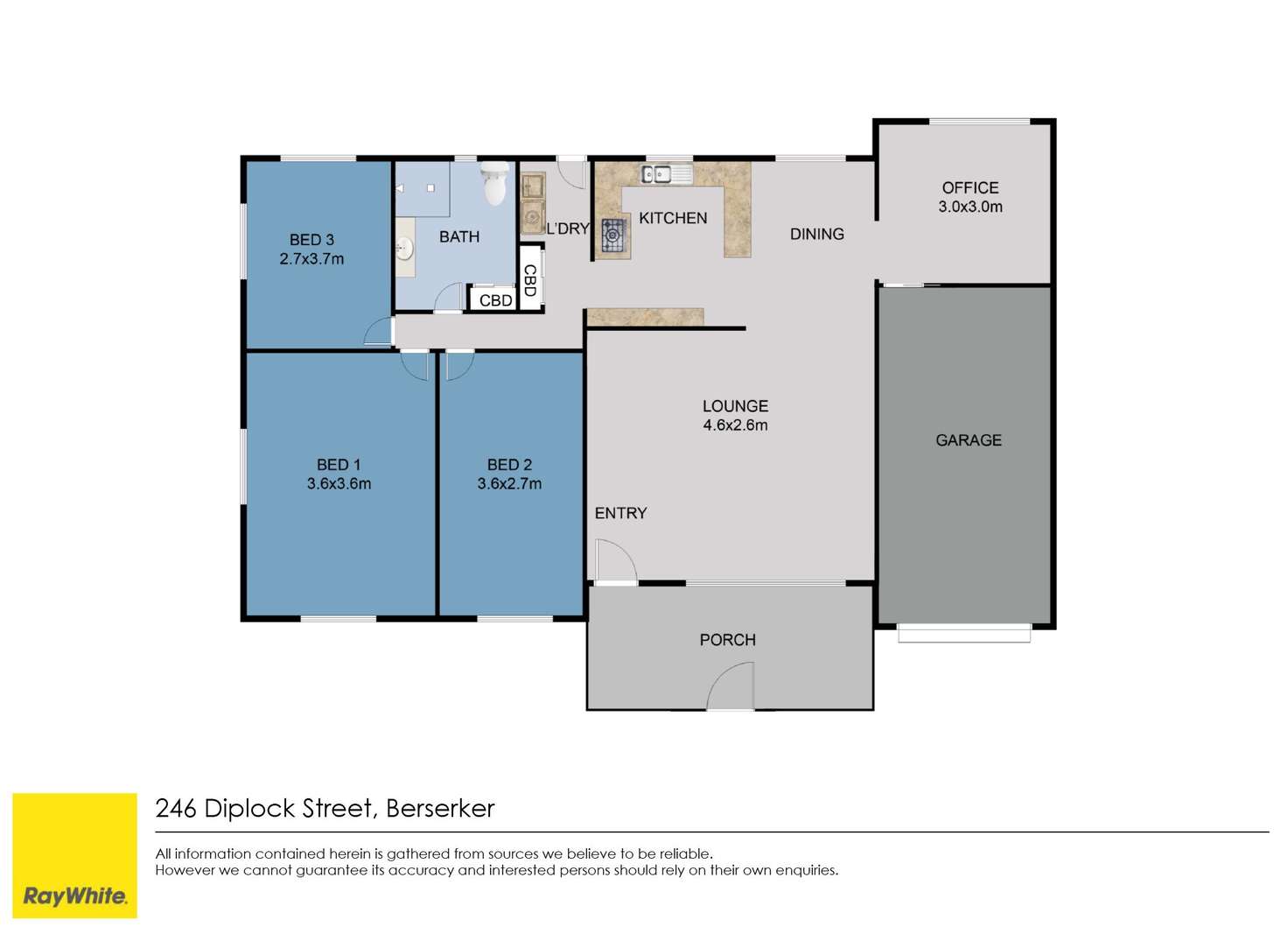 Floorplan of Homely house listing, 246 Diplock Street, Berserker QLD 4701