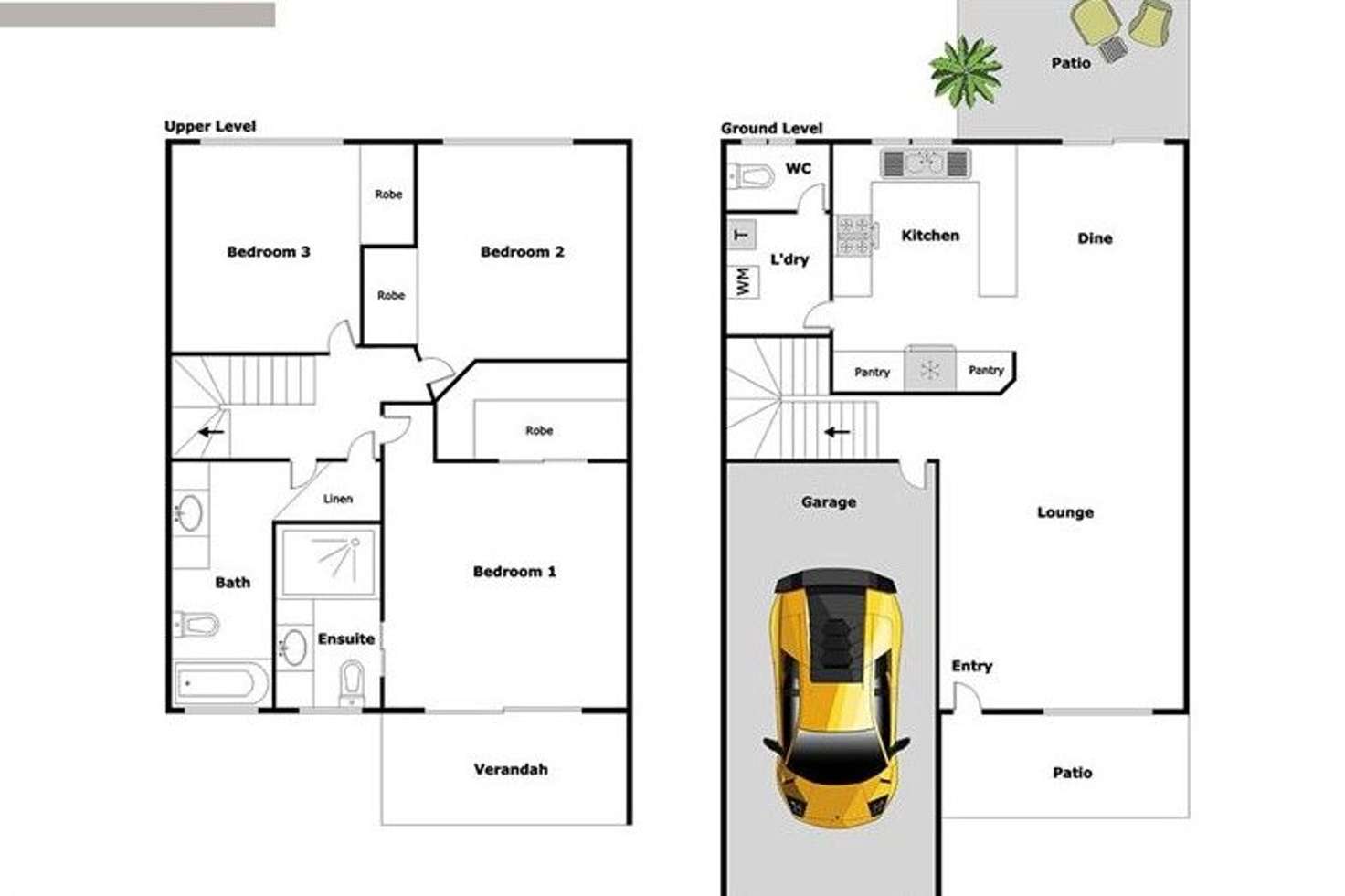 Floorplan of Homely townhouse listing, 7/2A Alpita Street, Kuraby QLD 4112