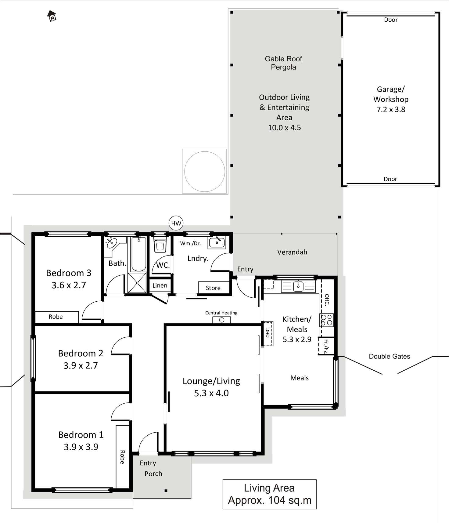 Floorplan of Homely house listing, 39 Tonkin Avenue, Barmera SA 5345