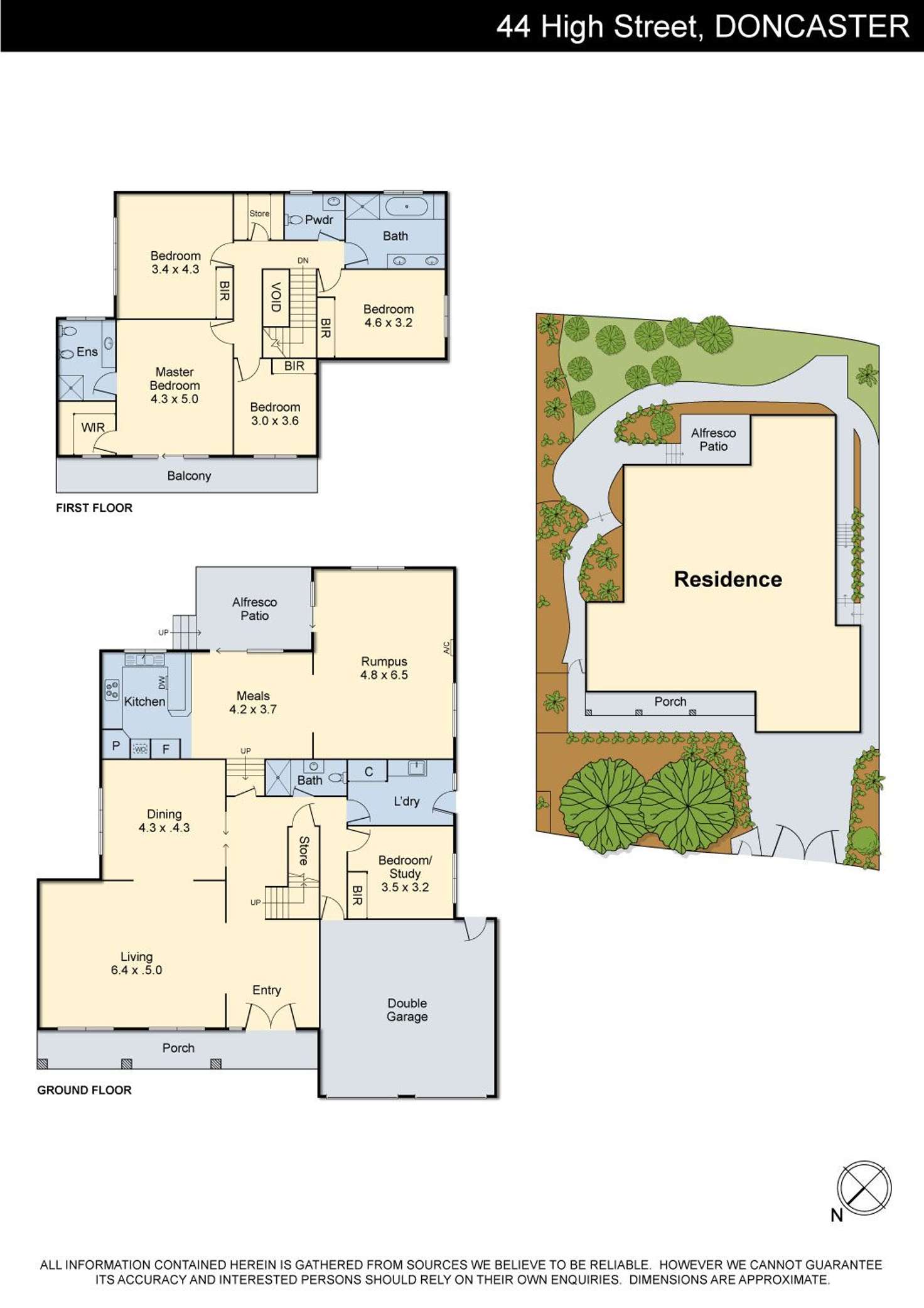 Floorplan of Homely house listing, 44 High Street, Doncaster VIC 3108