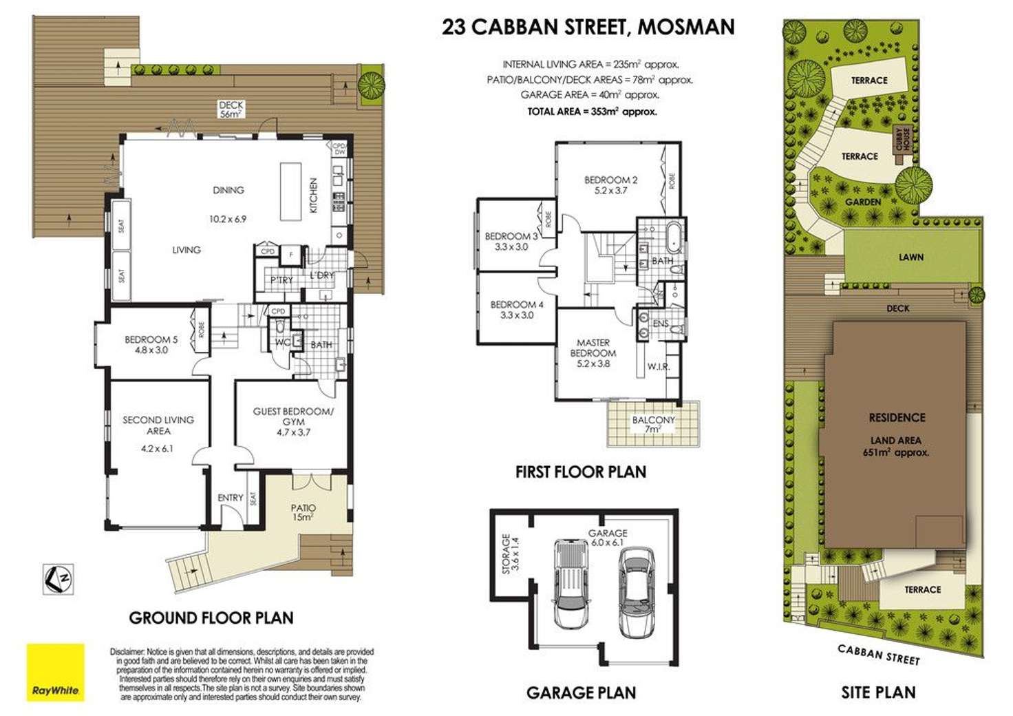 Floorplan of Homely house listing, 23 Cabban Street, Mosman NSW 2088