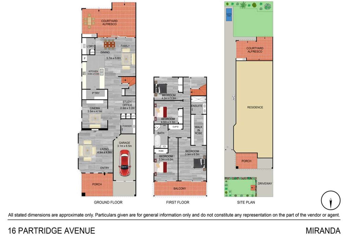 Floorplan of Homely house listing, 16a Partridge Avenue, Miranda NSW 2228
