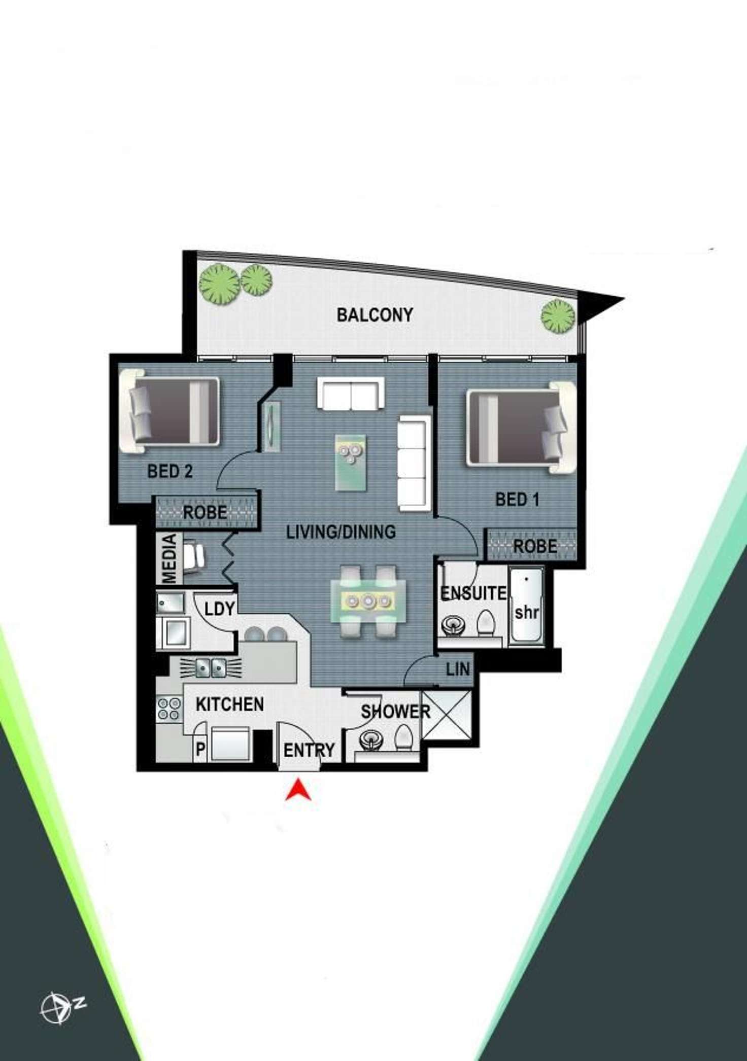 Floorplan of Homely apartment listing, 1501/87 Shoreline Drive, Rhodes NSW 2138