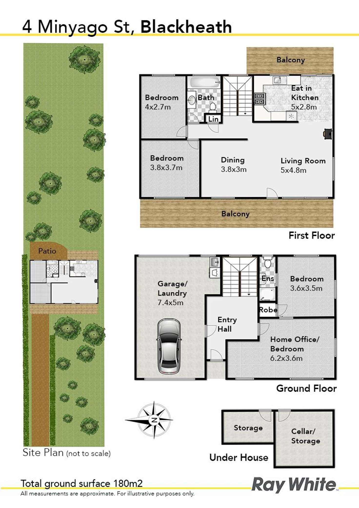 Floorplan of Homely house listing, 4 Minyago Street, Blackheath NSW 2785