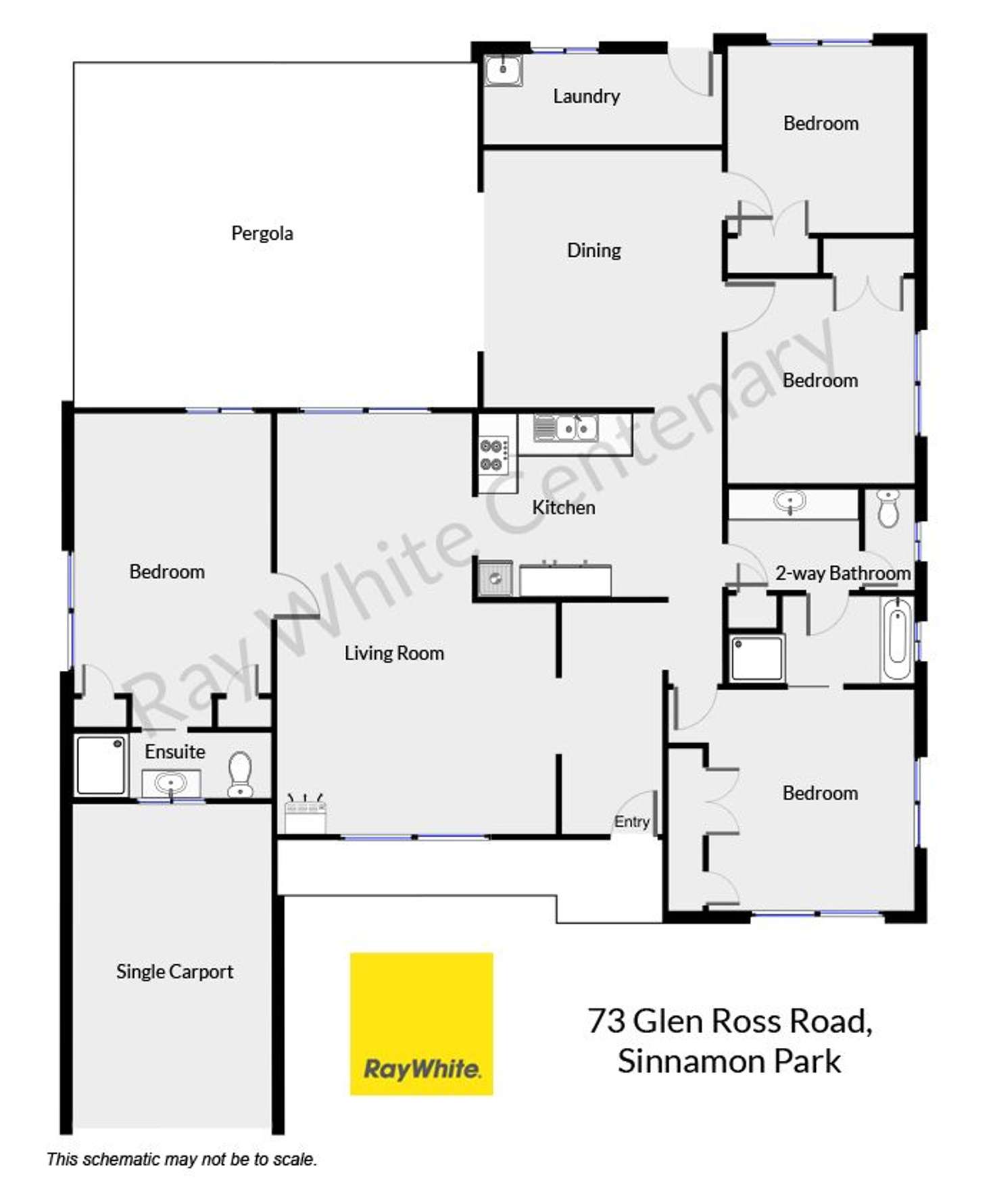 Floorplan of Homely house listing, 73 Glen Ross Road, Sinnamon Park QLD 4073