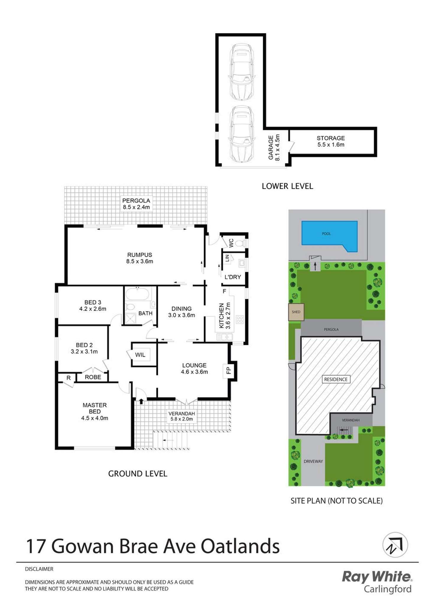 Floorplan of Homely house listing, 17 Gowan Brae Avenue, Oatlands NSW 2117
