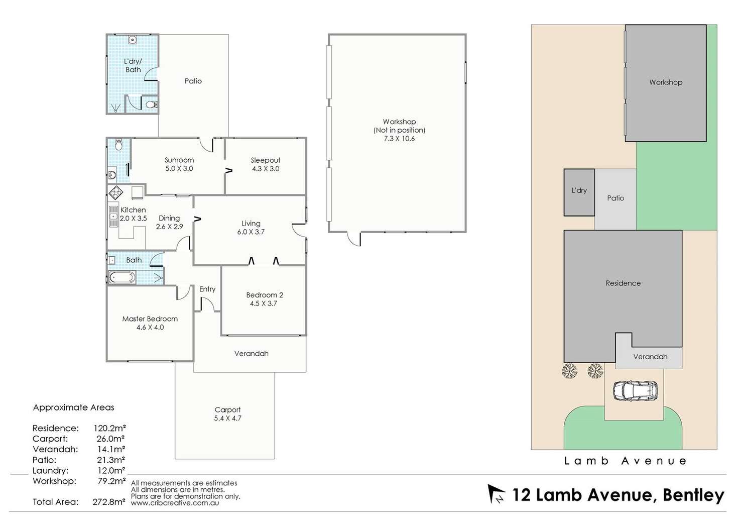 Floorplan of Homely house listing, 12 Lamb Avenue, Bentley WA 6102