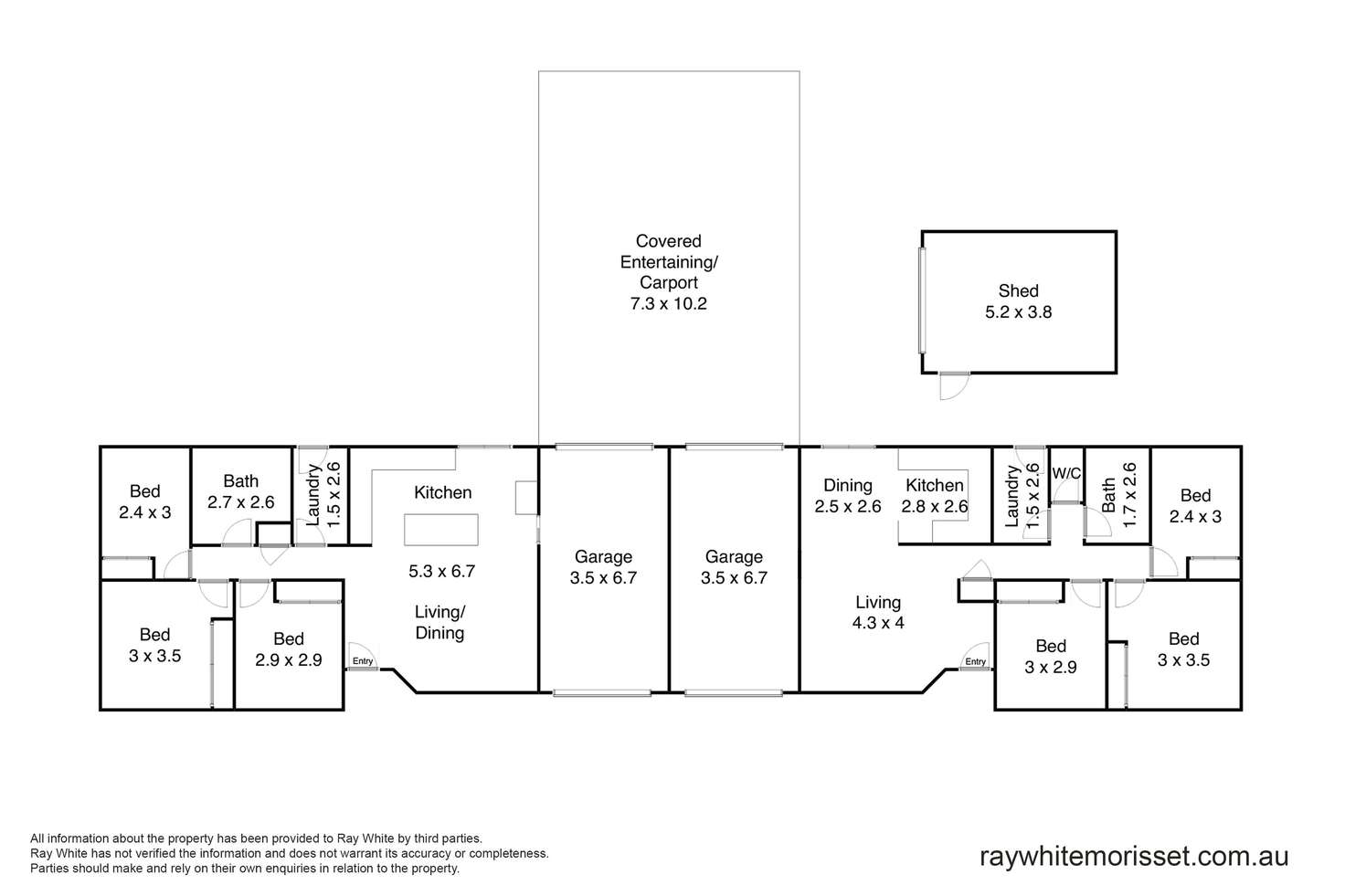 Floorplan of Homely house listing, 3 and 3a Deaves Road, Cooranbong NSW 2265