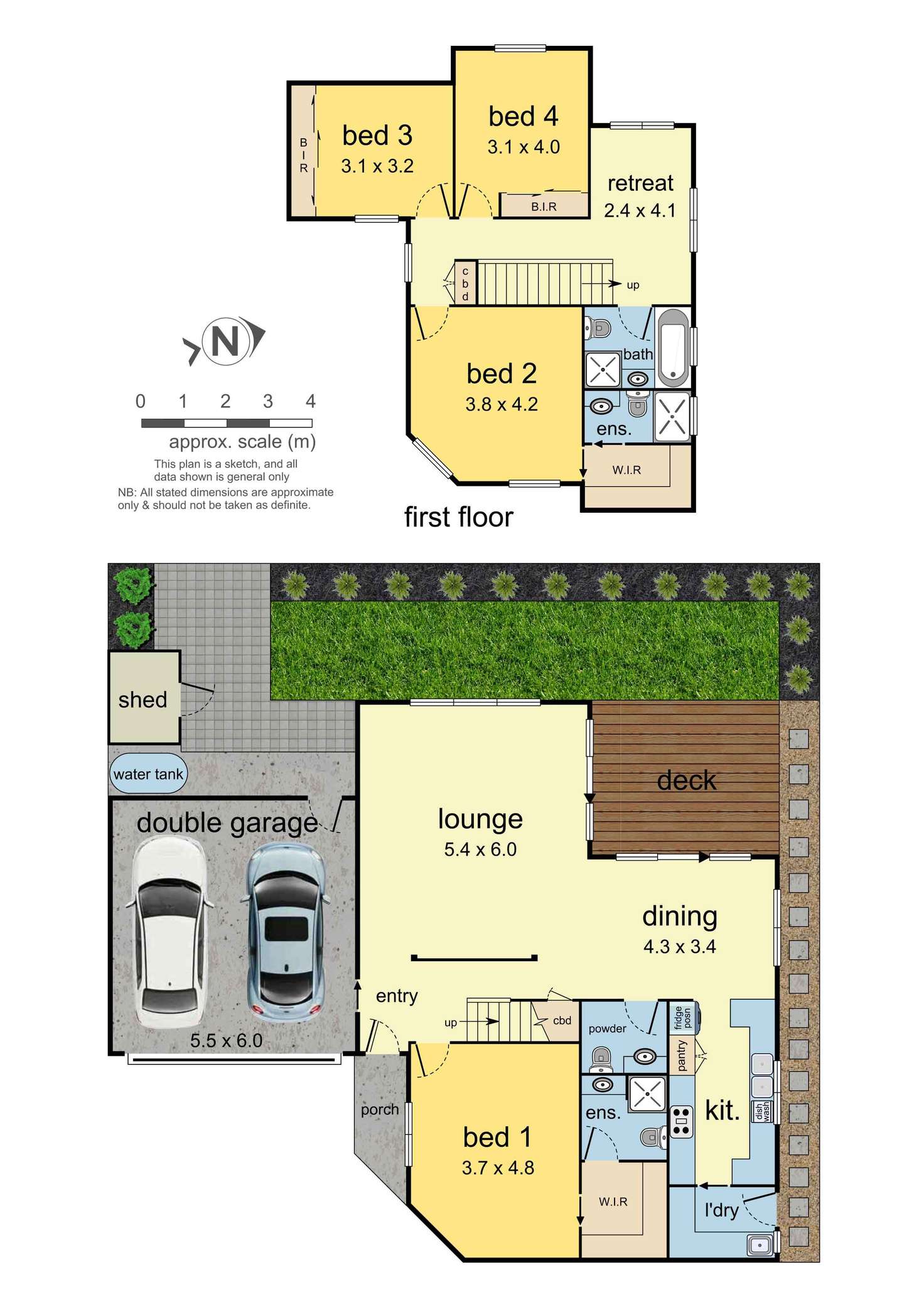 Floorplan of Homely townhouse listing, 2/31 Pamela Street, Mount Waverley VIC 3149