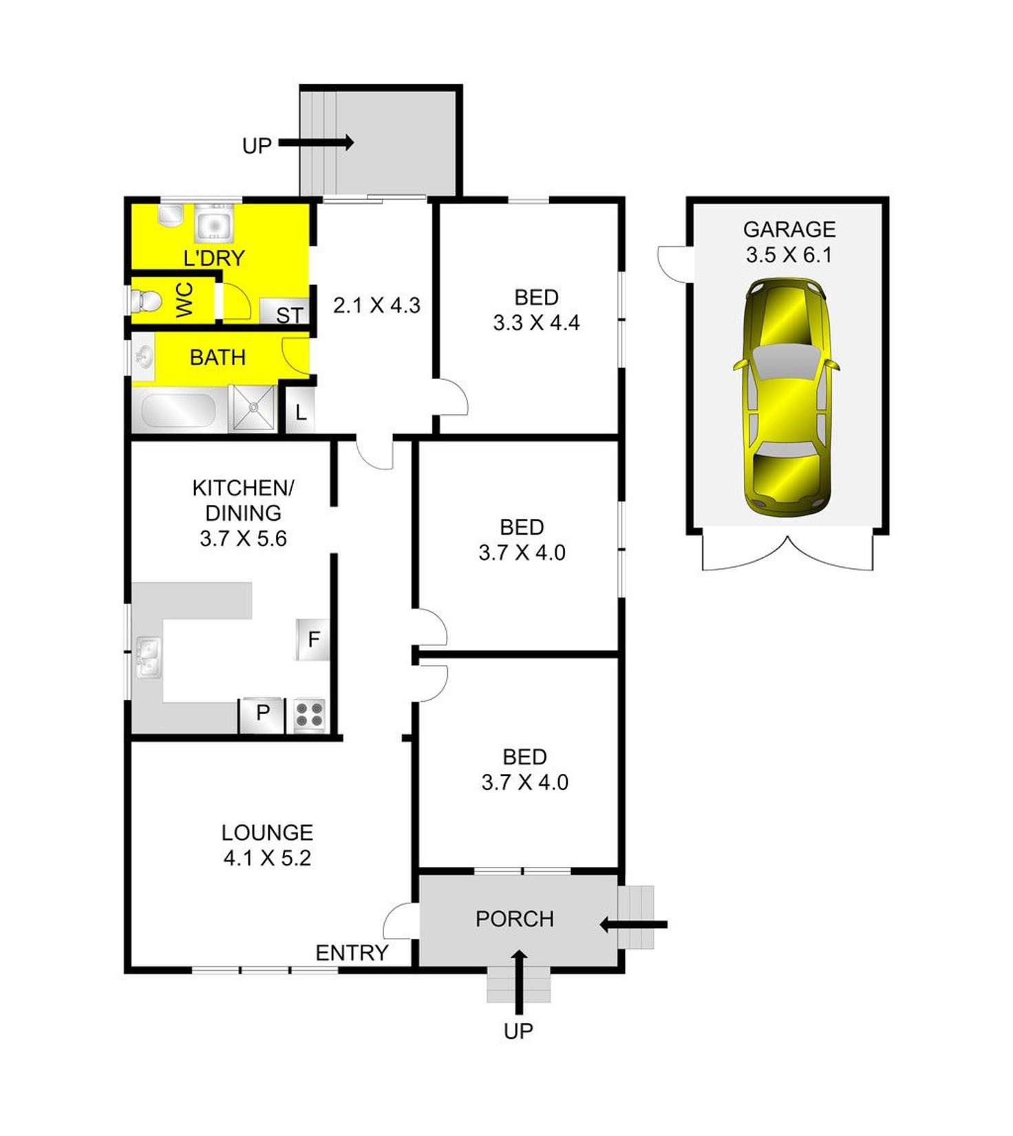 Floorplan of Homely house listing, 7 Matilda Court, Belmont VIC 3216