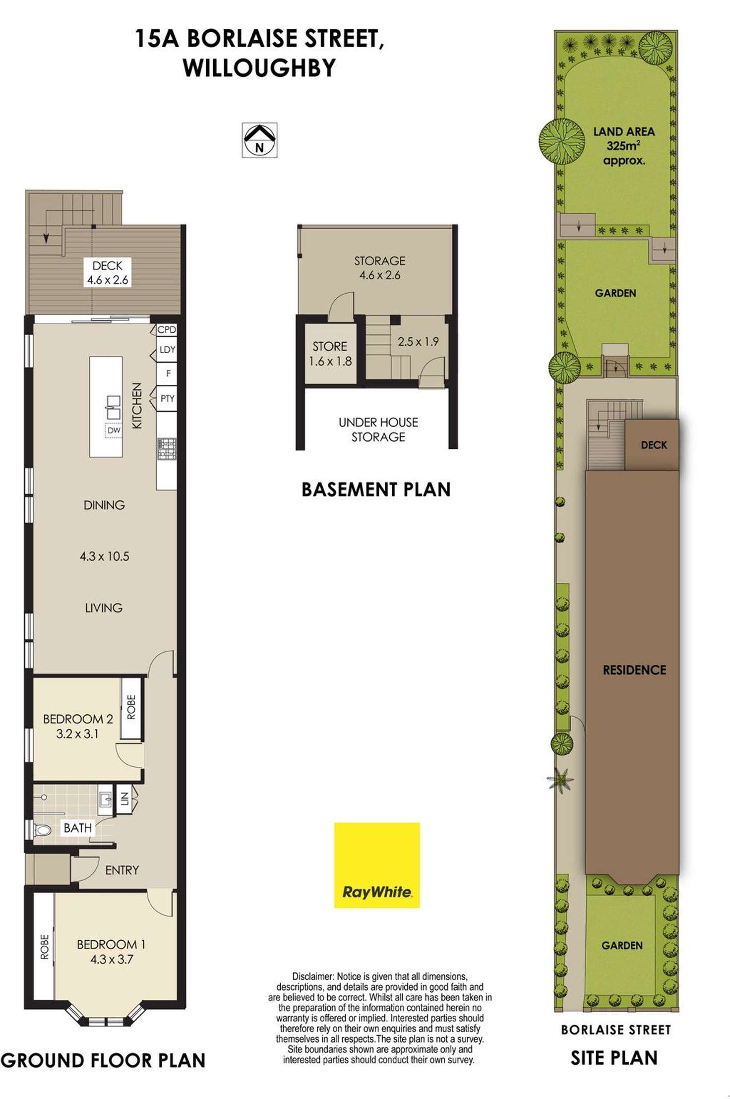 Floorplan of Homely house listing, 15A Borlaise Street, Willoughby NSW 2068