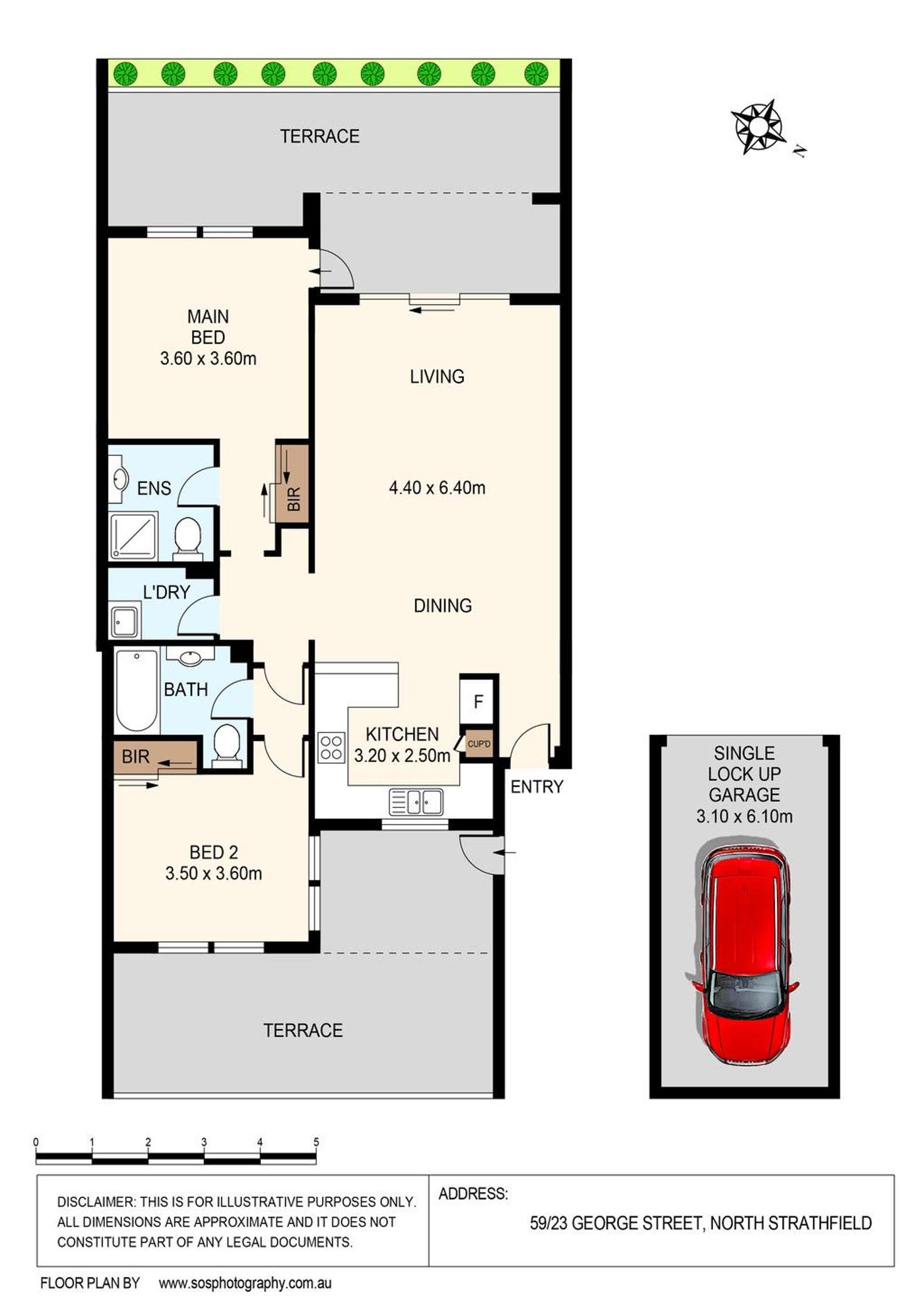 Floorplan of Homely apartment listing, 59/23 George Street, North Strathfield NSW 2137