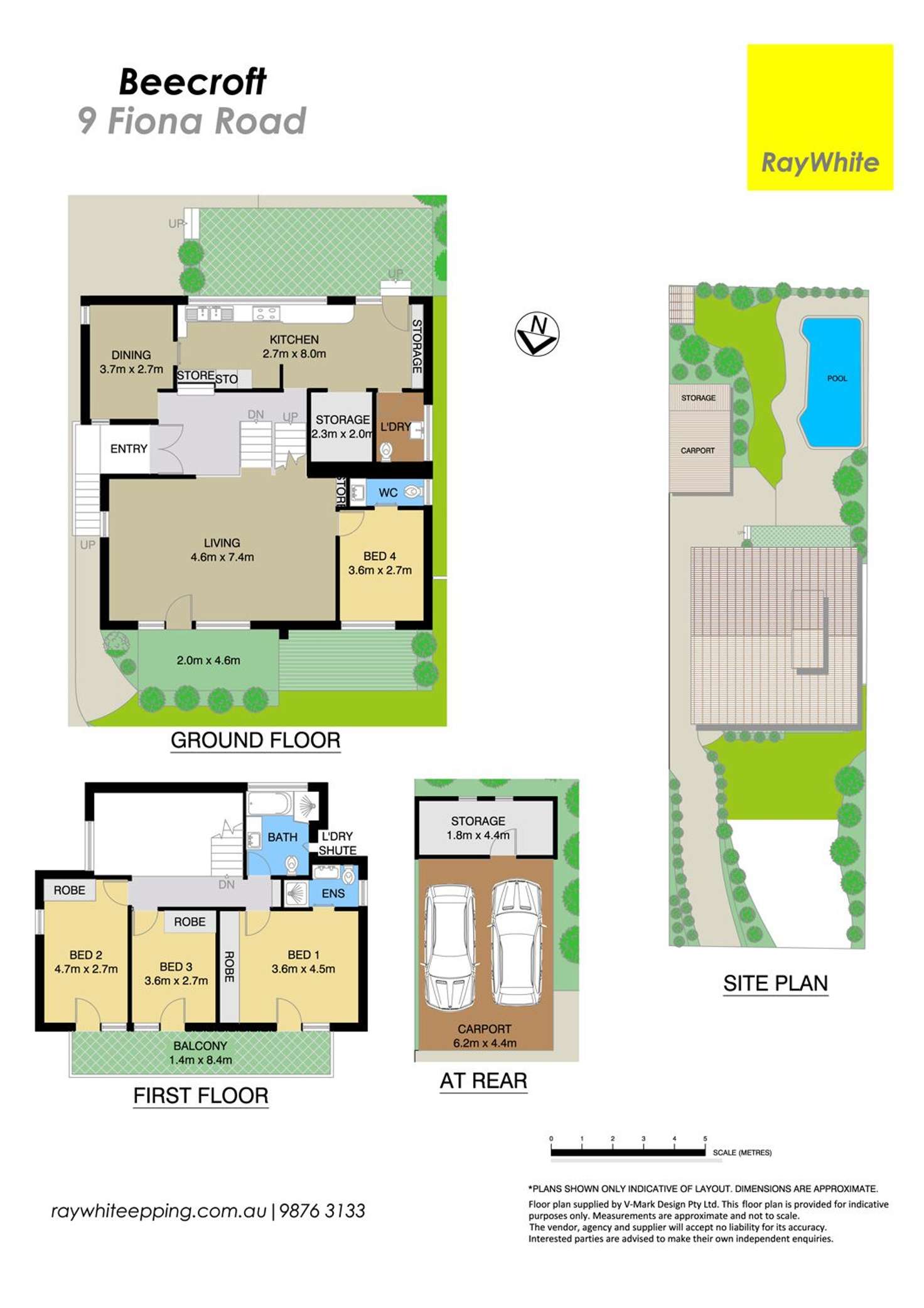 Floorplan of Homely house listing, 9 Fiona Road, Beecroft NSW 2119